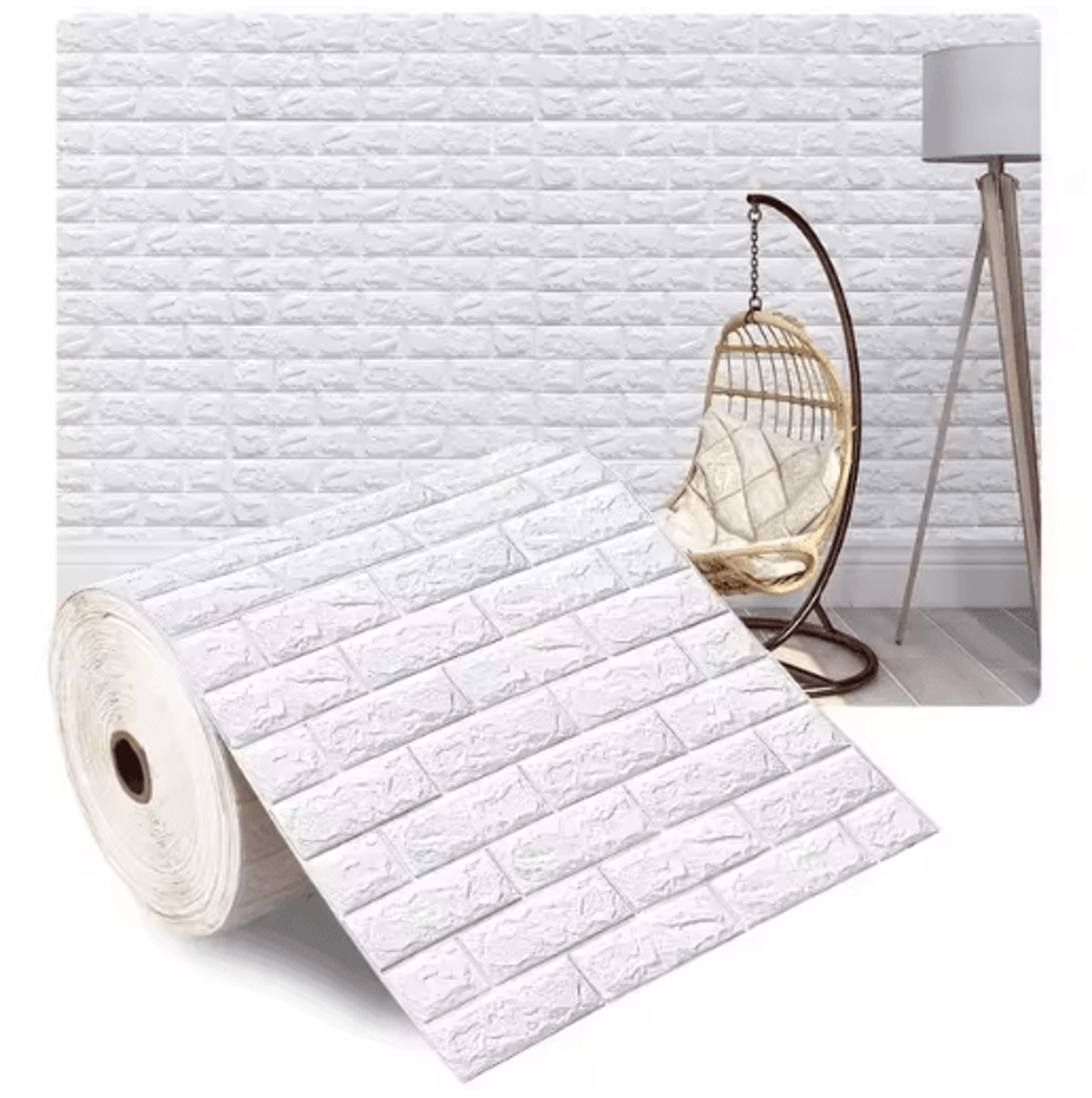 3D Antique Brick SelfAdhesive Wallpaper  70cm Waterproof Foam Wall Sticker For Living Room  Bedroom 15