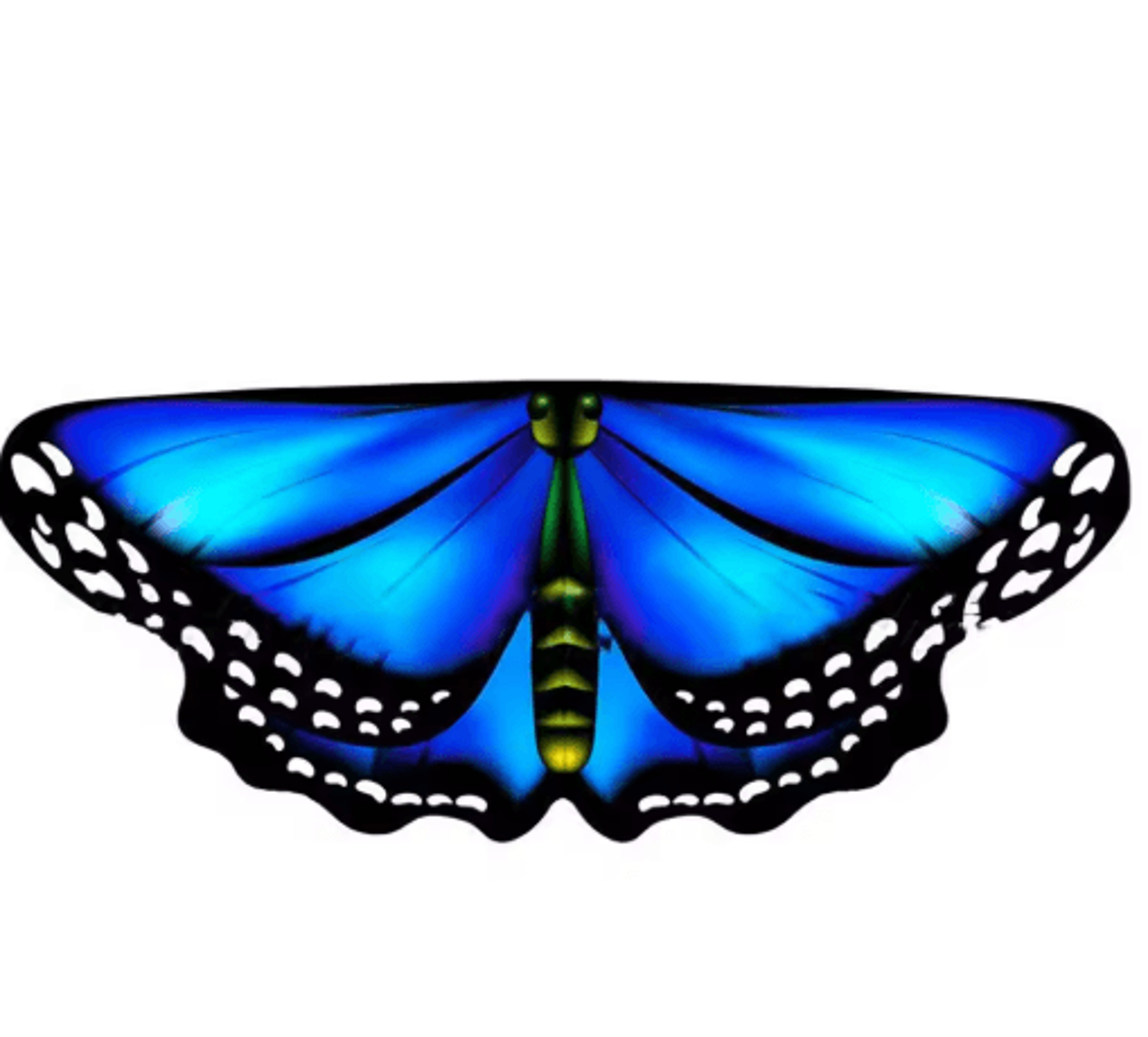 Colorful Butterfly Wings Cape For Kids  Girls Fairy Pixie Shawl Cloak Costume For DressUp  Parties 5