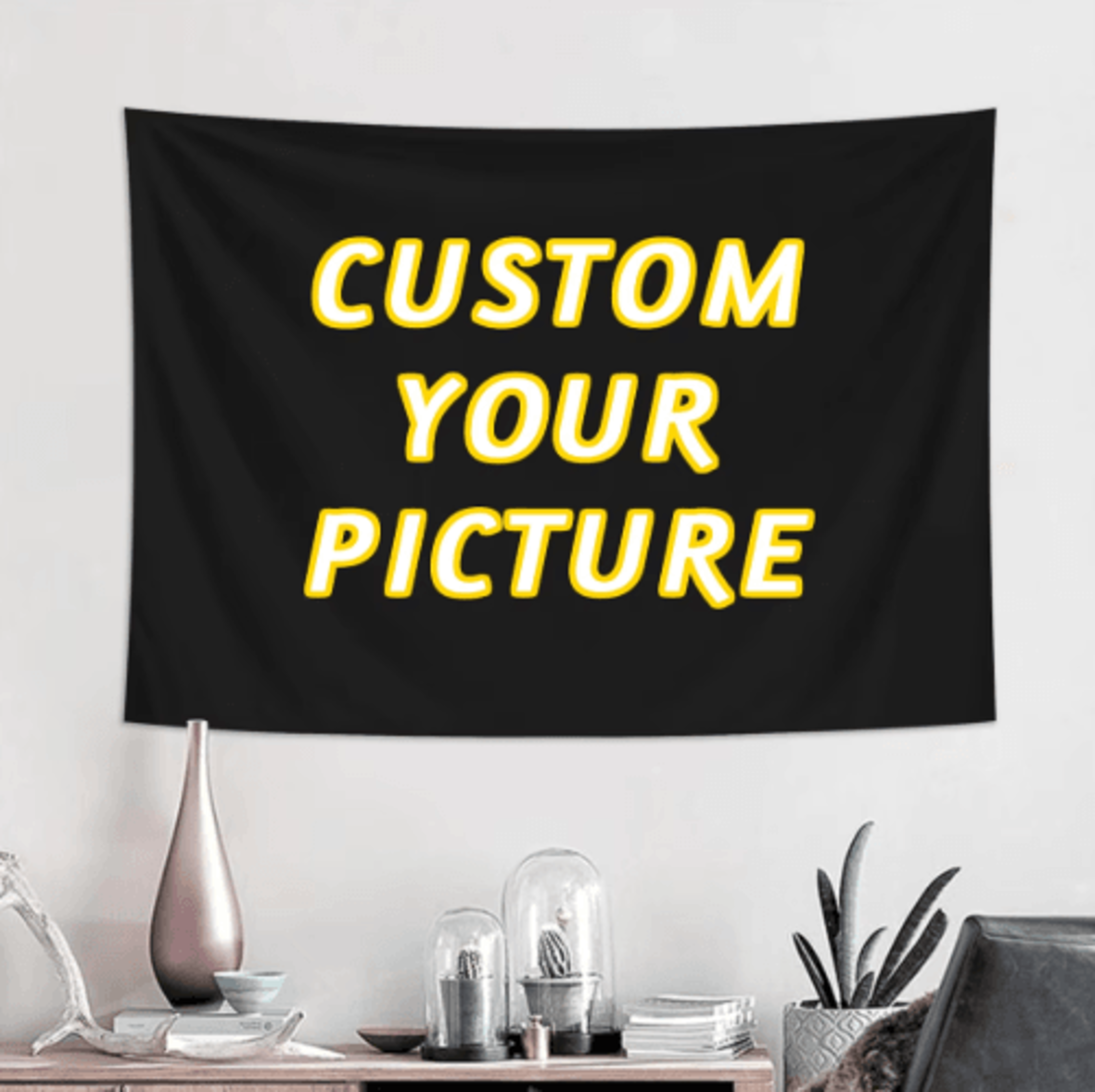 Custom Personalized Tapestry  Banner  Logo Backdrop Custom Poster  Event Wall Decoration 0