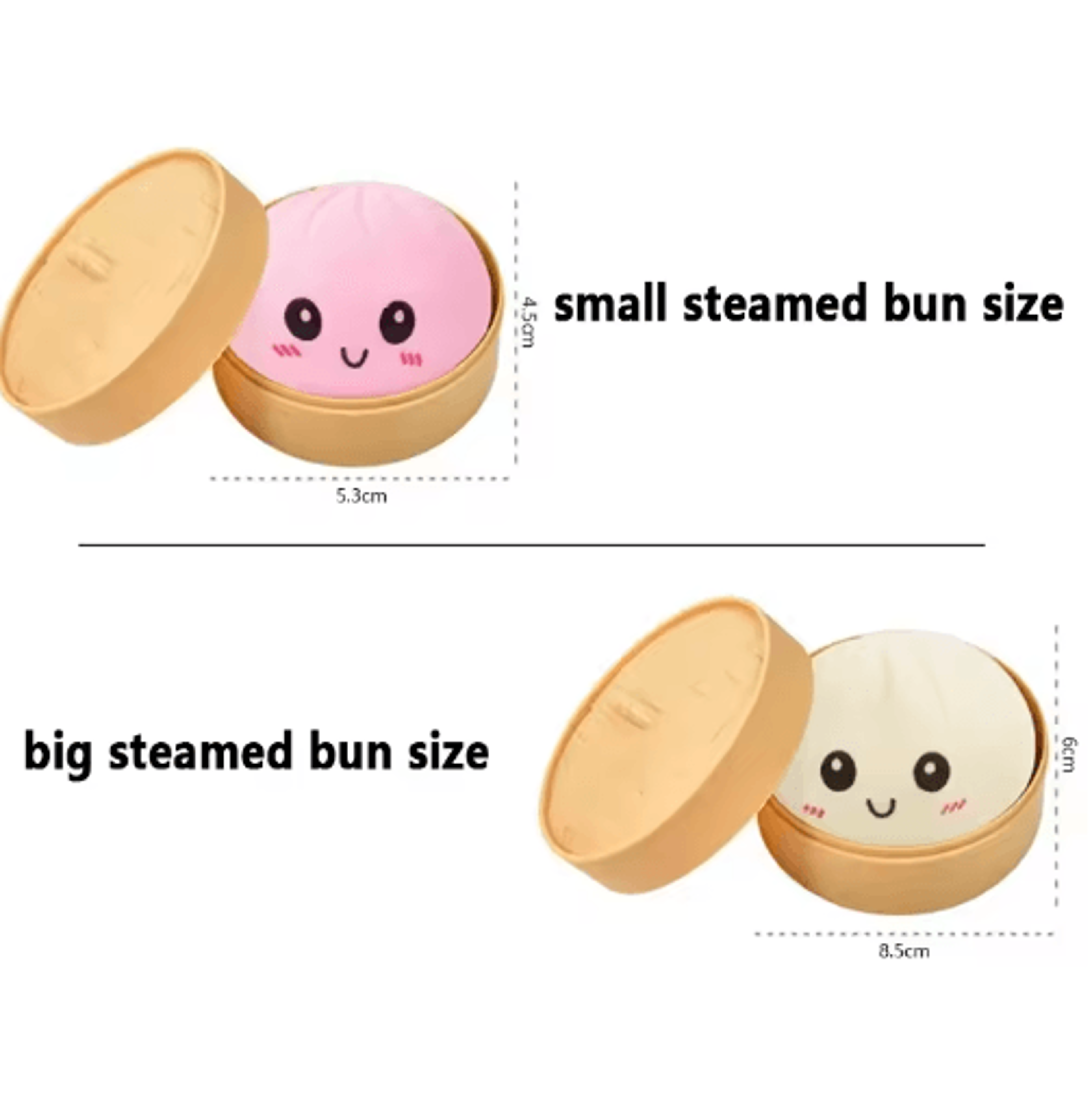 Dumpling Squishy Toy With Bamboo Steamer Box  Soft Rebound Sensory Squeeze Ball  Cute Food Gift 16