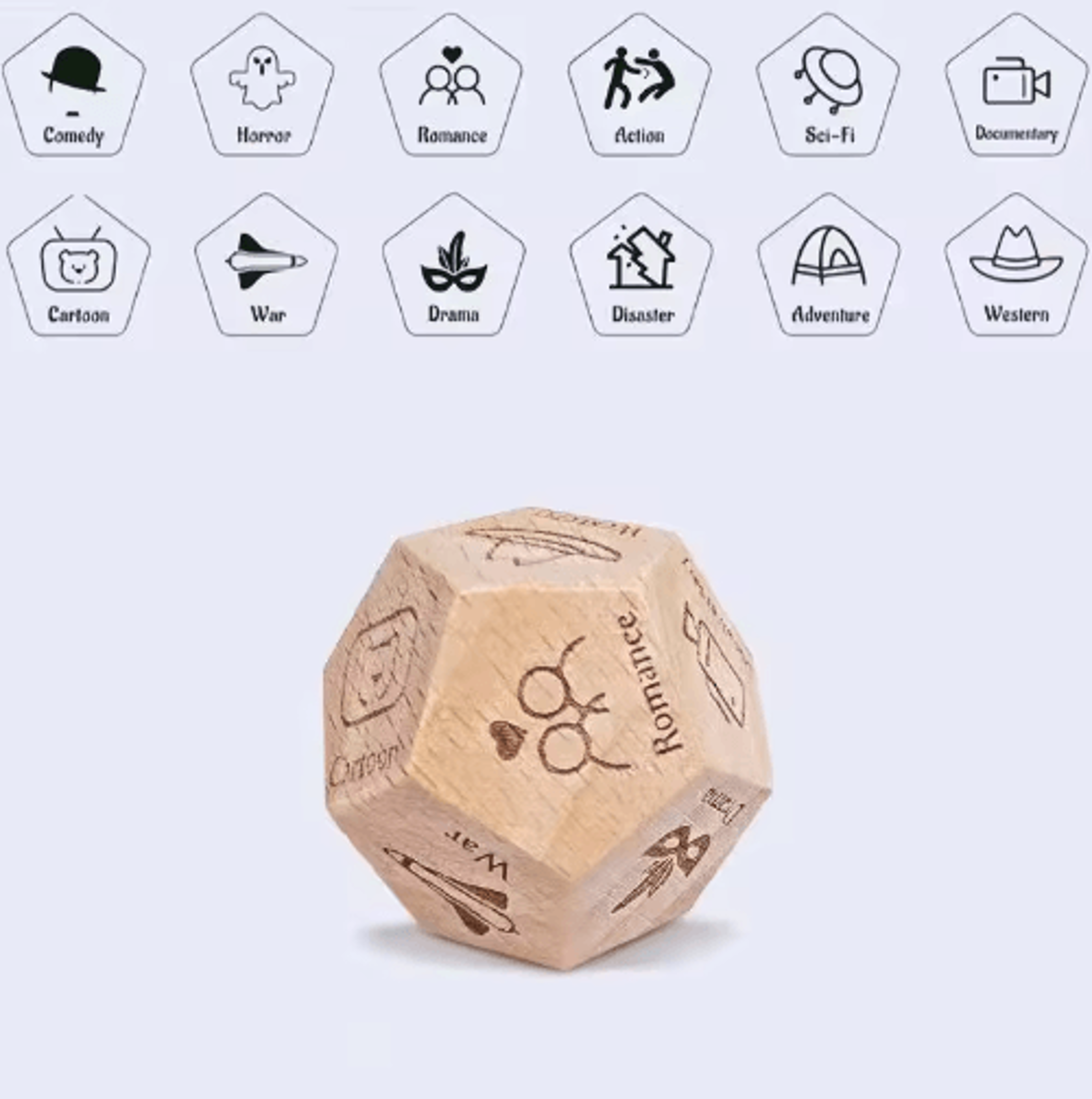 Food Decision Dice For Couples  Fun Date Night Gift For Him  Her 3