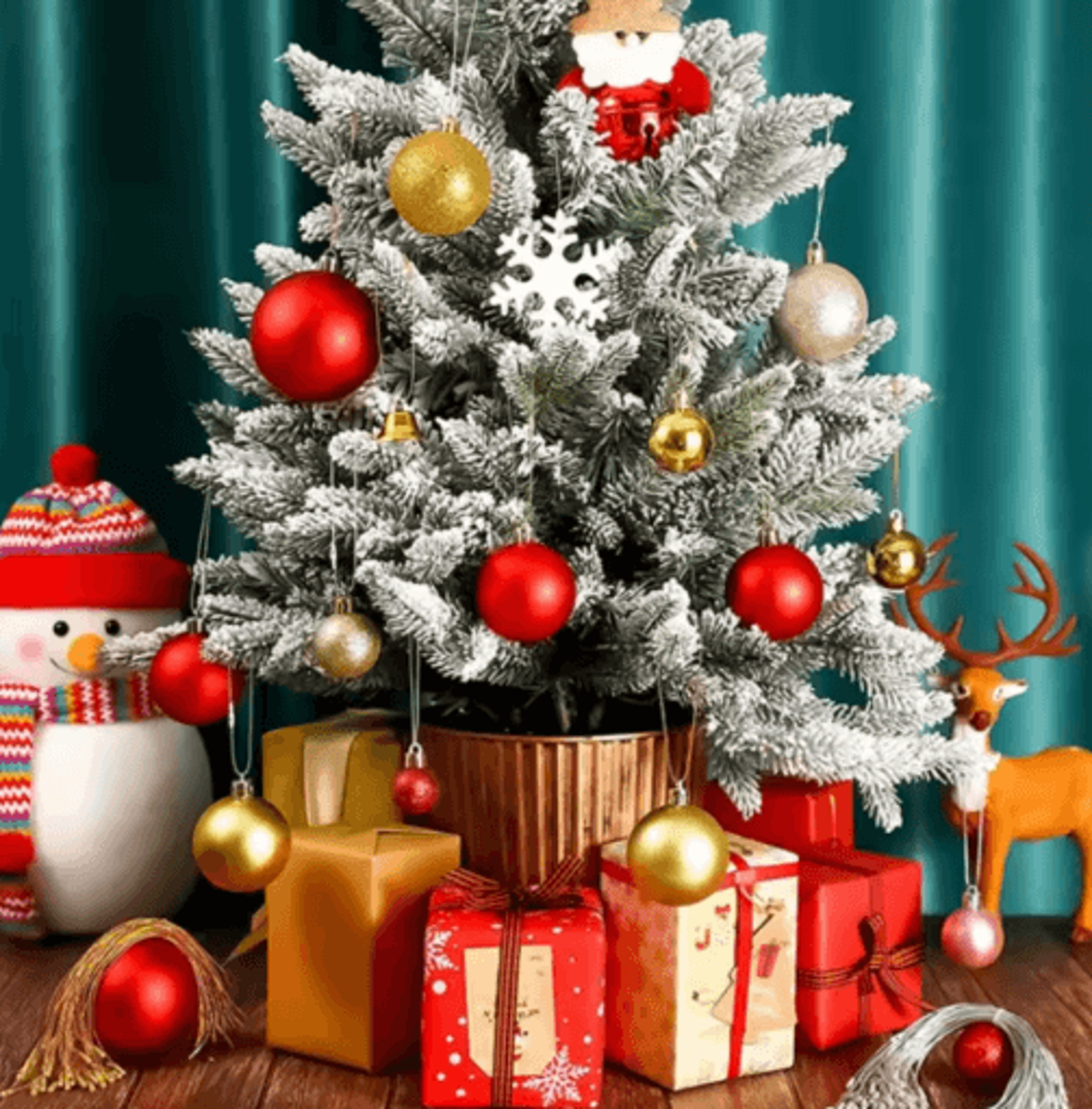 100PCS 20CM Christmas Ornament Hanging Strings  Polyester Snap Cords For Tree Decorations 7