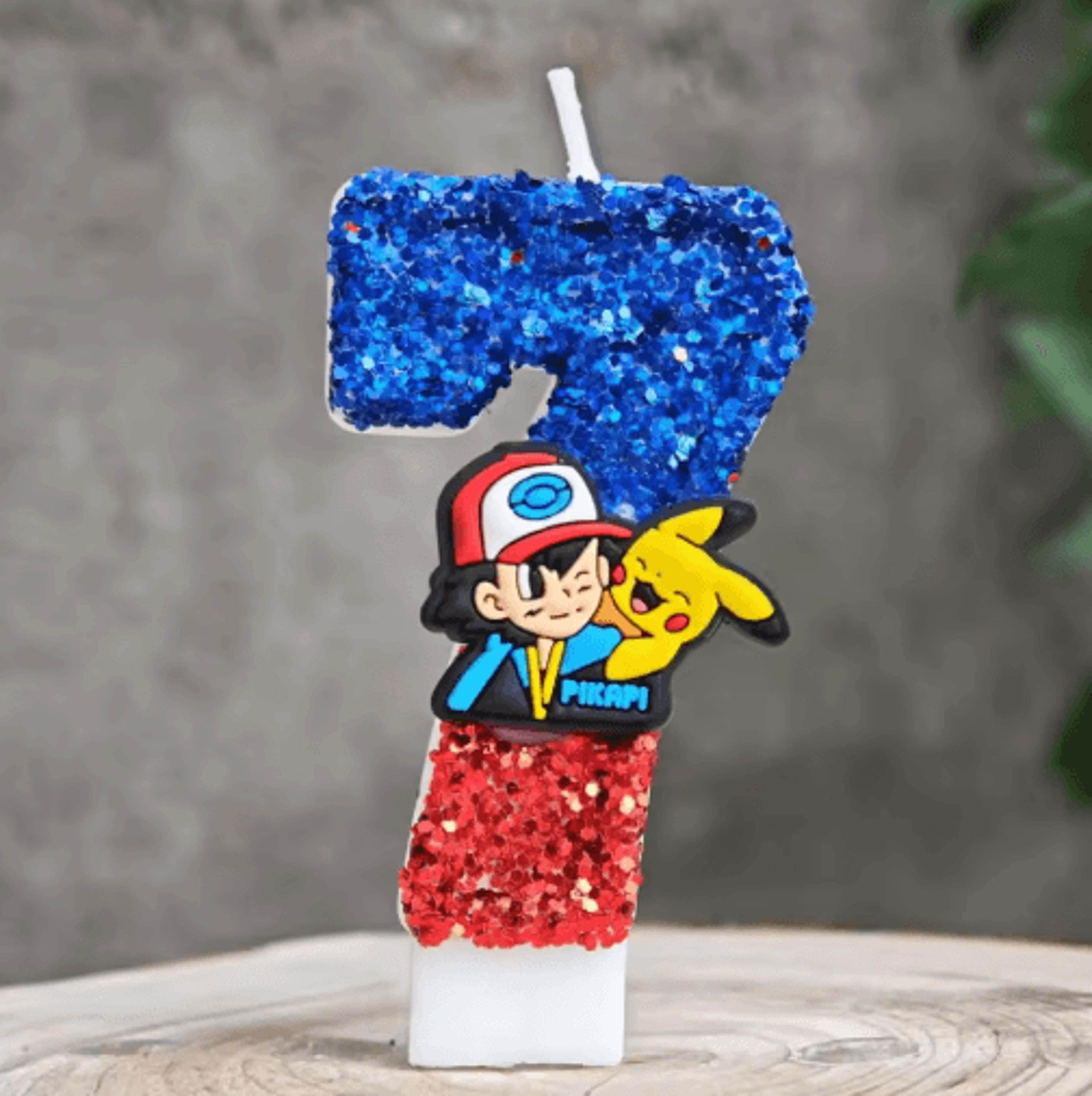 Pokemon Pikachu Birthday Candle  Anime Cake Topper For Kids Parties 3