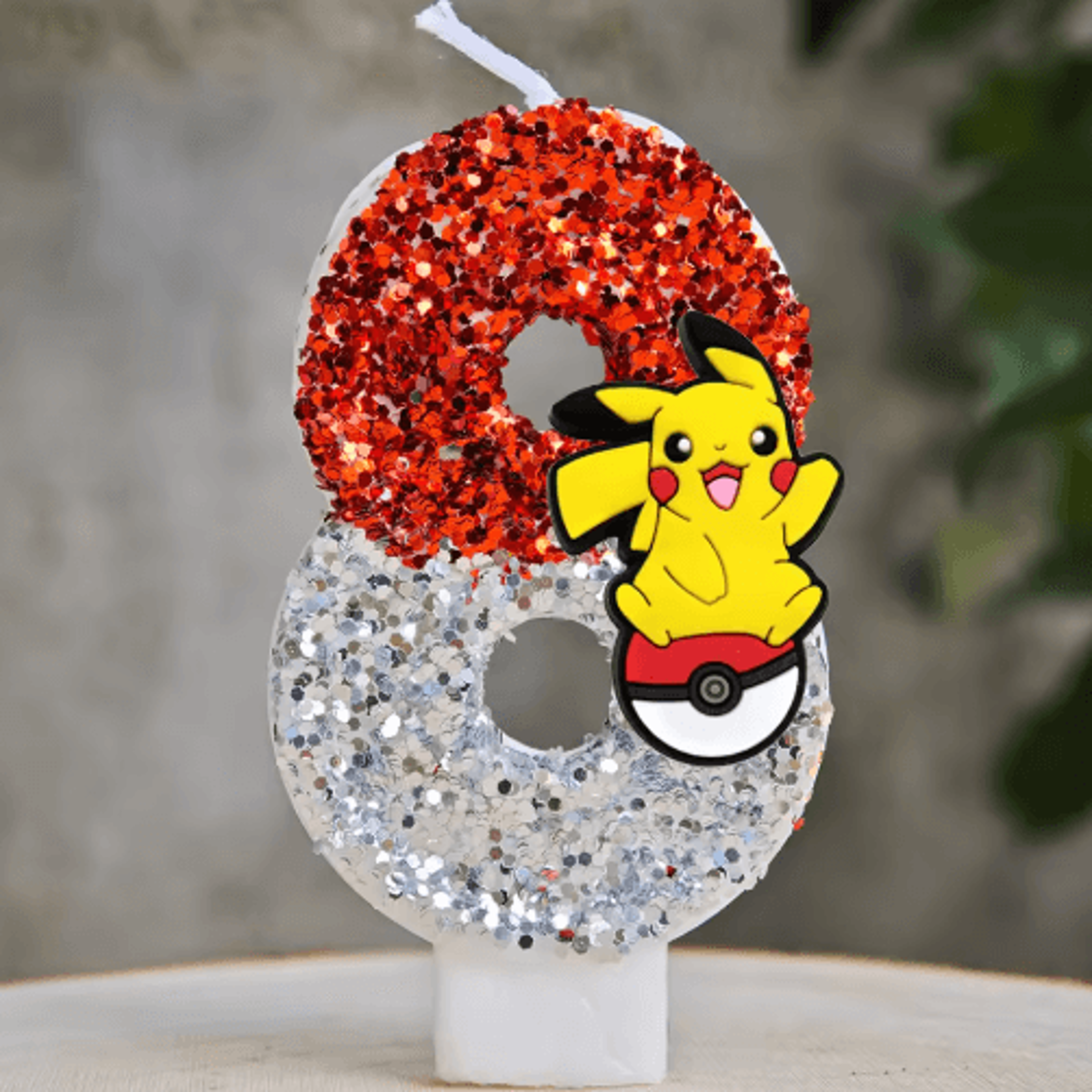 Pokemon Pikachu Birthday Candle  Anime Cake Topper For Kids Parties 22
