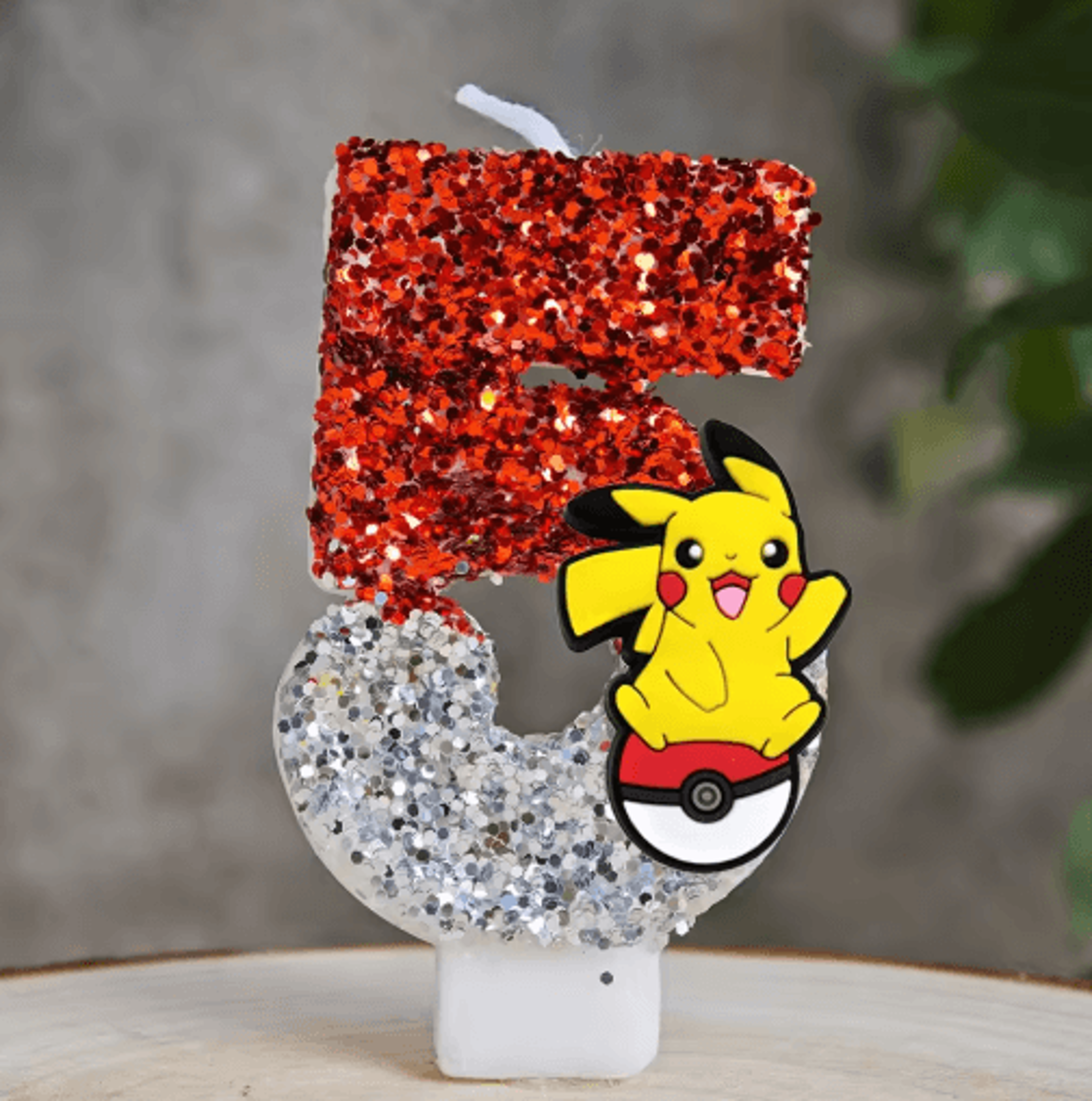 Pokemon Pikachu Birthday Candle  Anime Cake Topper For Kids Parties 25