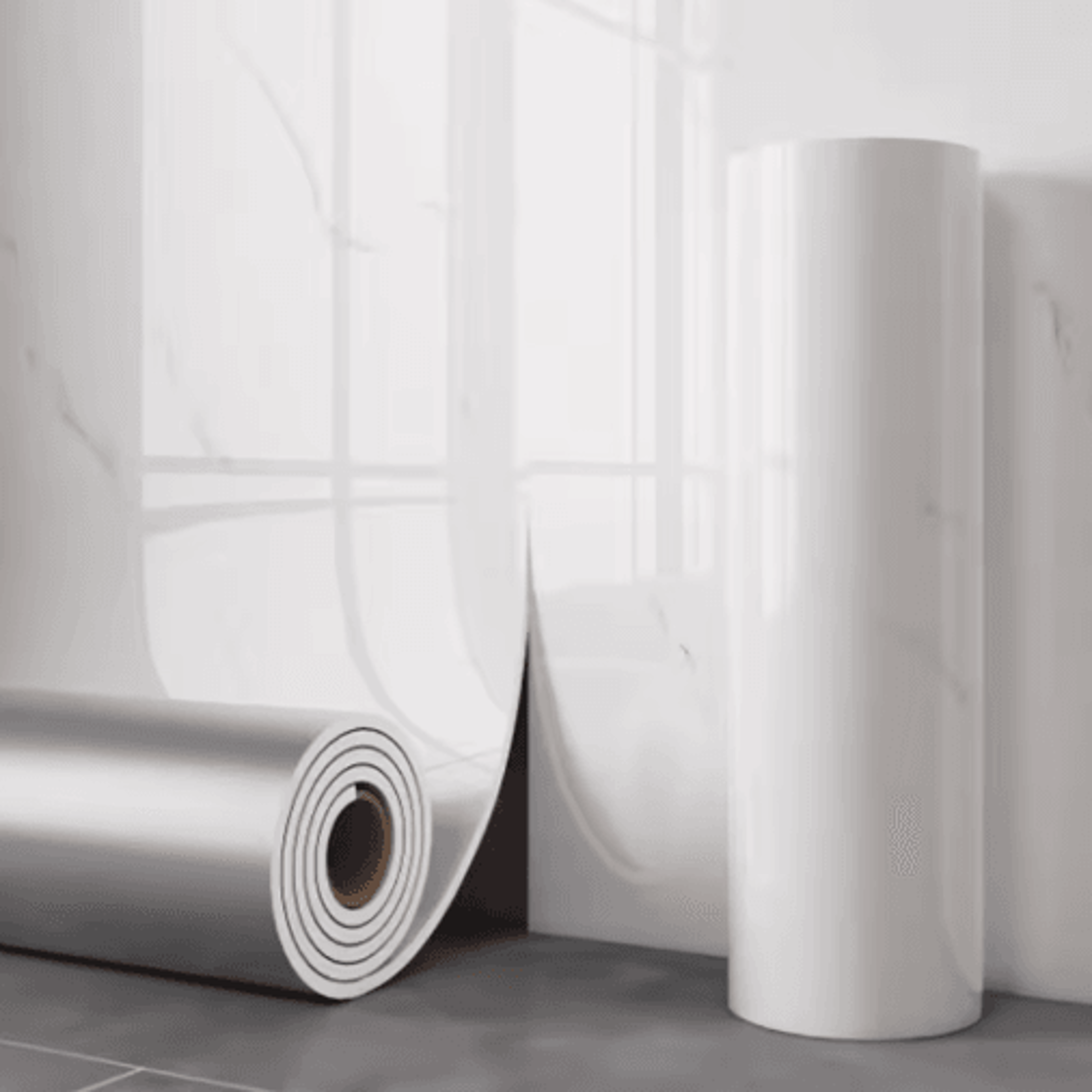 Marble Foam Peel And Stick Wallpaper  Waterproof Imitation Tile Wall Covering 0