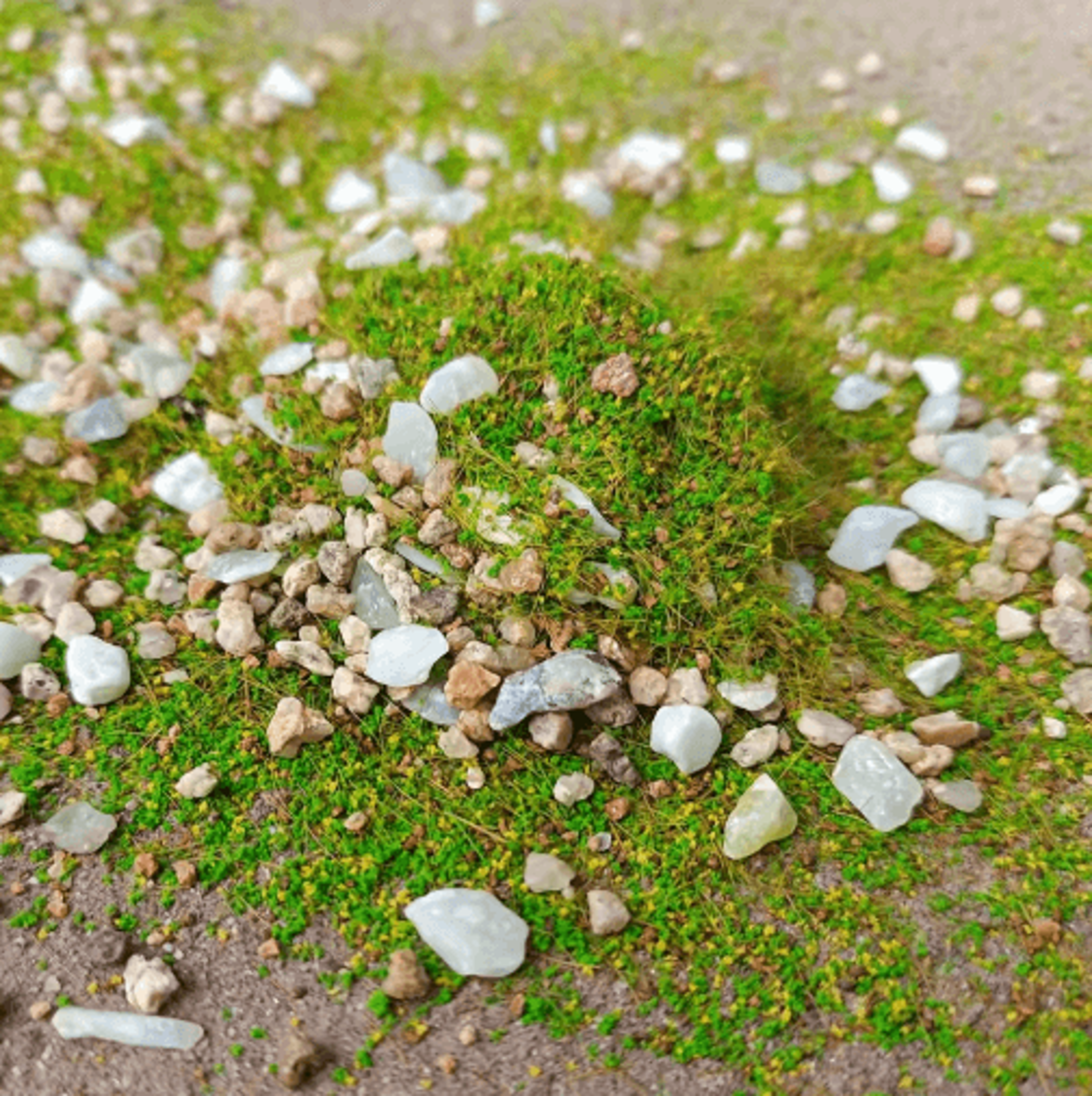30g Diorama Grass Powder With Stone Mix For Realistic Miniature Scenery 4