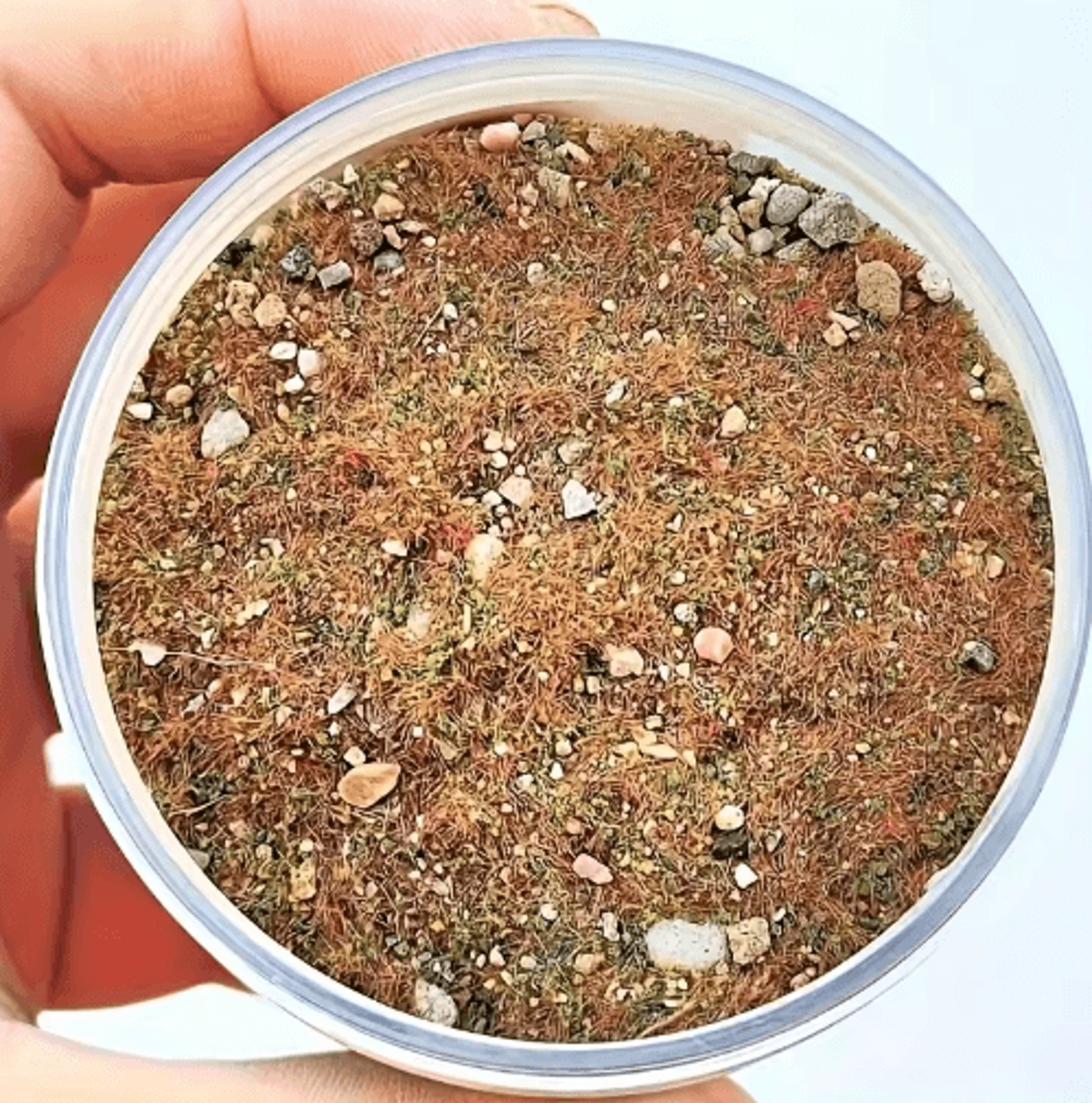 30g Diorama Grass Powder With Stone Mix For Realistic Miniature Scenery 0