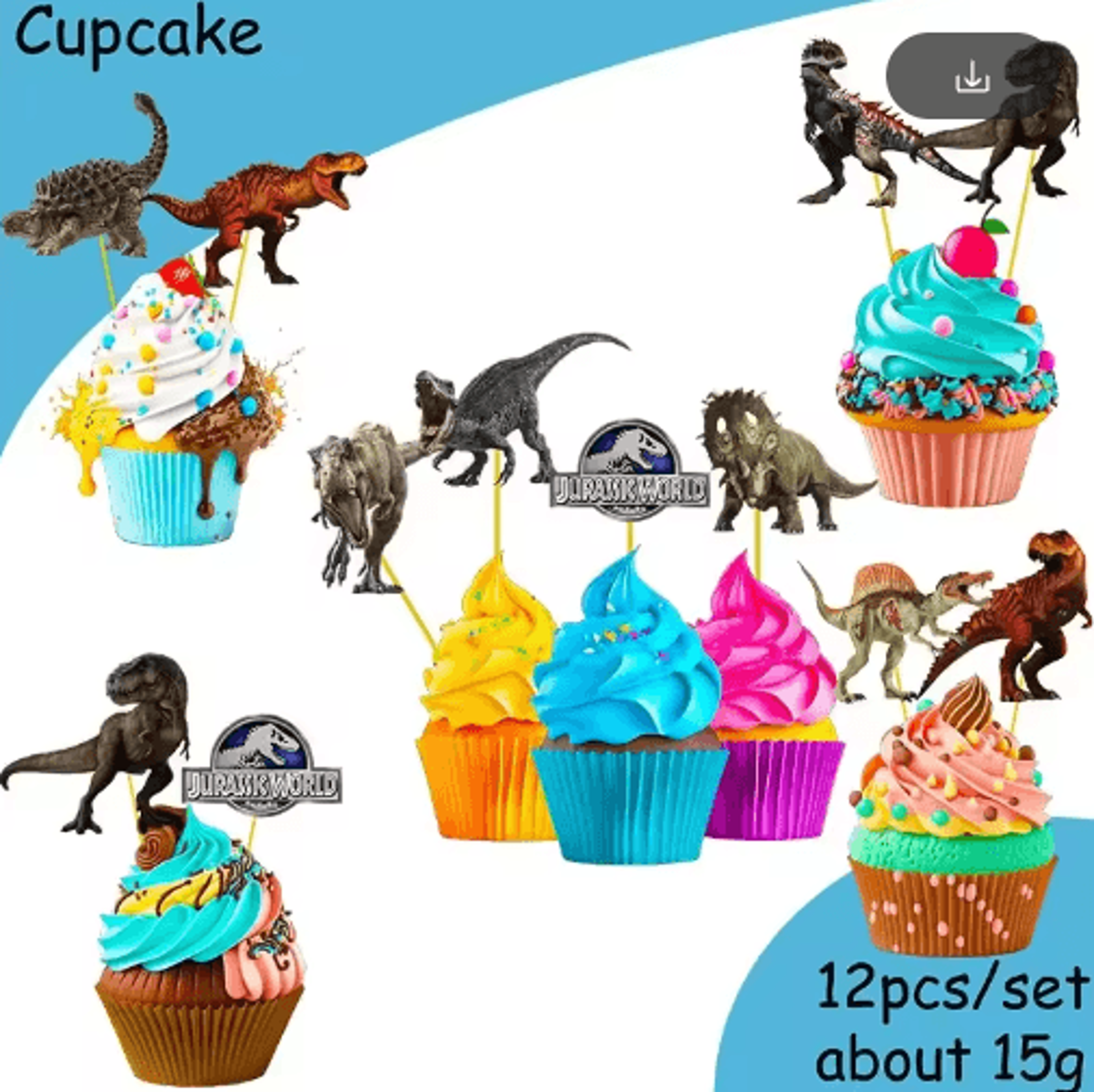 Jurassic Dinosaur Party Tableware Set With Plates Cups And Napkins 17