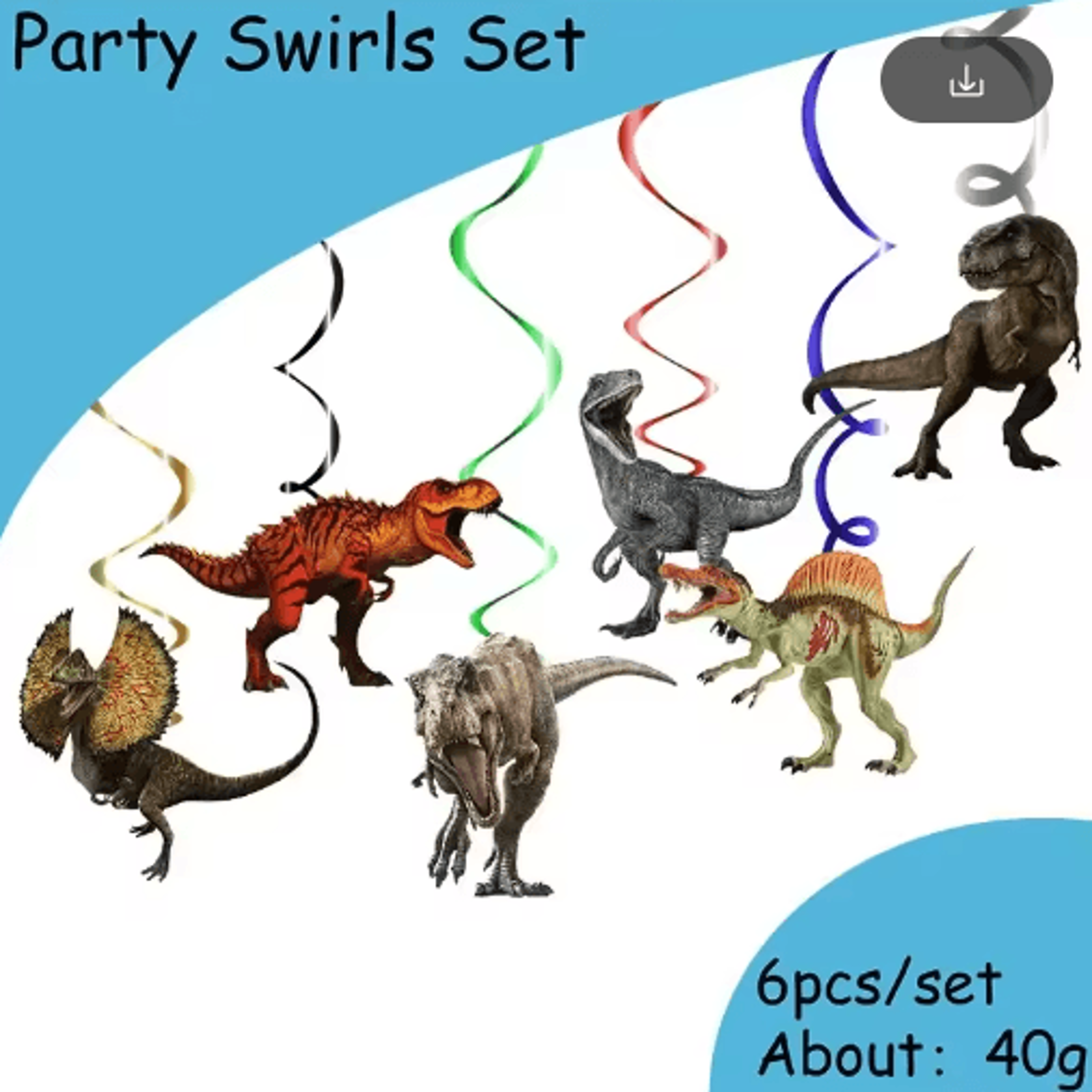 Jurassic Dinosaur Party Tableware Set With Plates Cups And Napkins 19