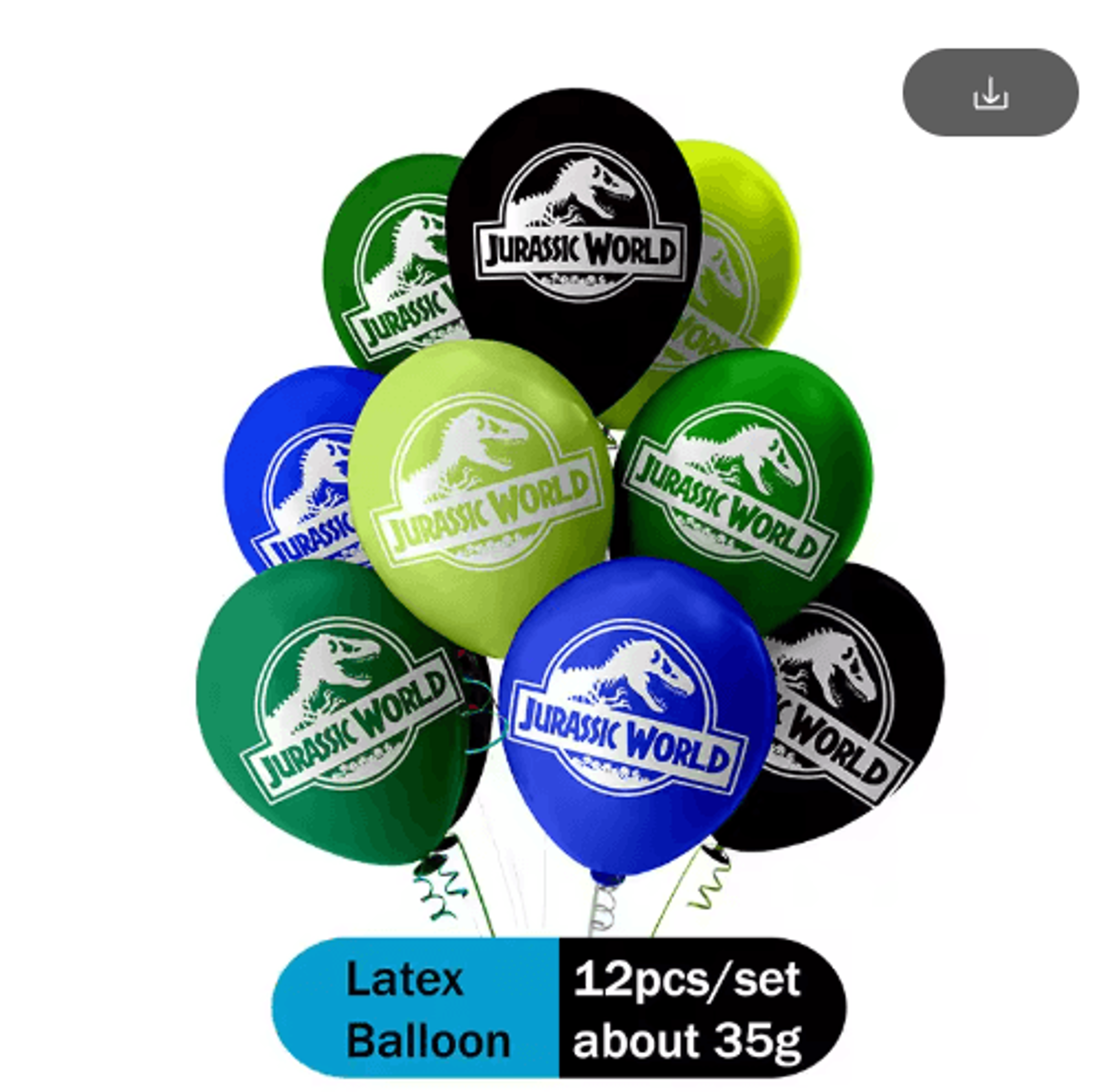 Jurassic Dinosaur Birthday Party Supplies Set With Tableware Balloons And Backdrop 22