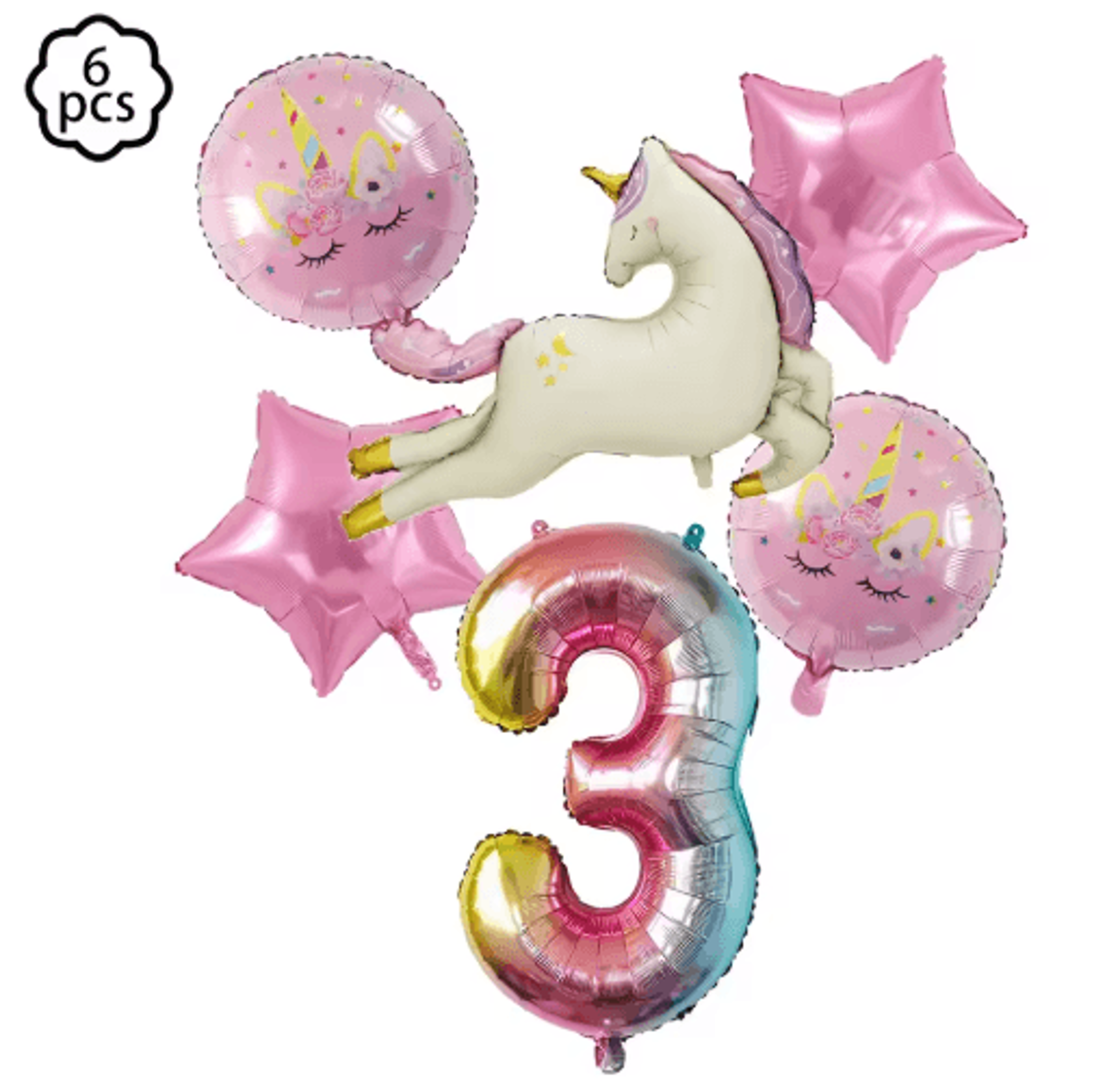 Unicorn Birthday Party Decorations With Banner Garland And Standing Balloon 2