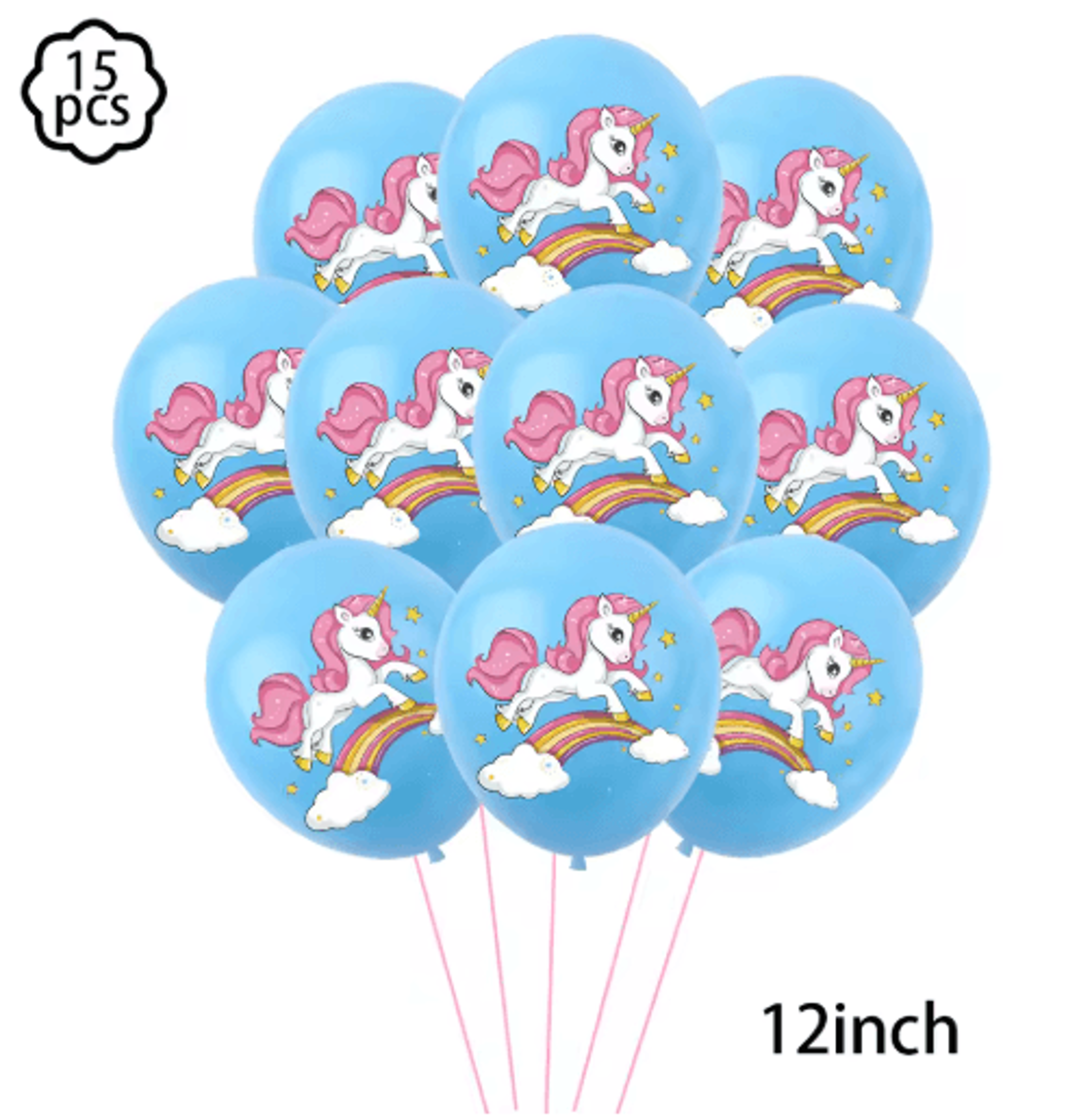 Unicorn Birthday Party Decorations With Banner Garland And Standing Balloon 6