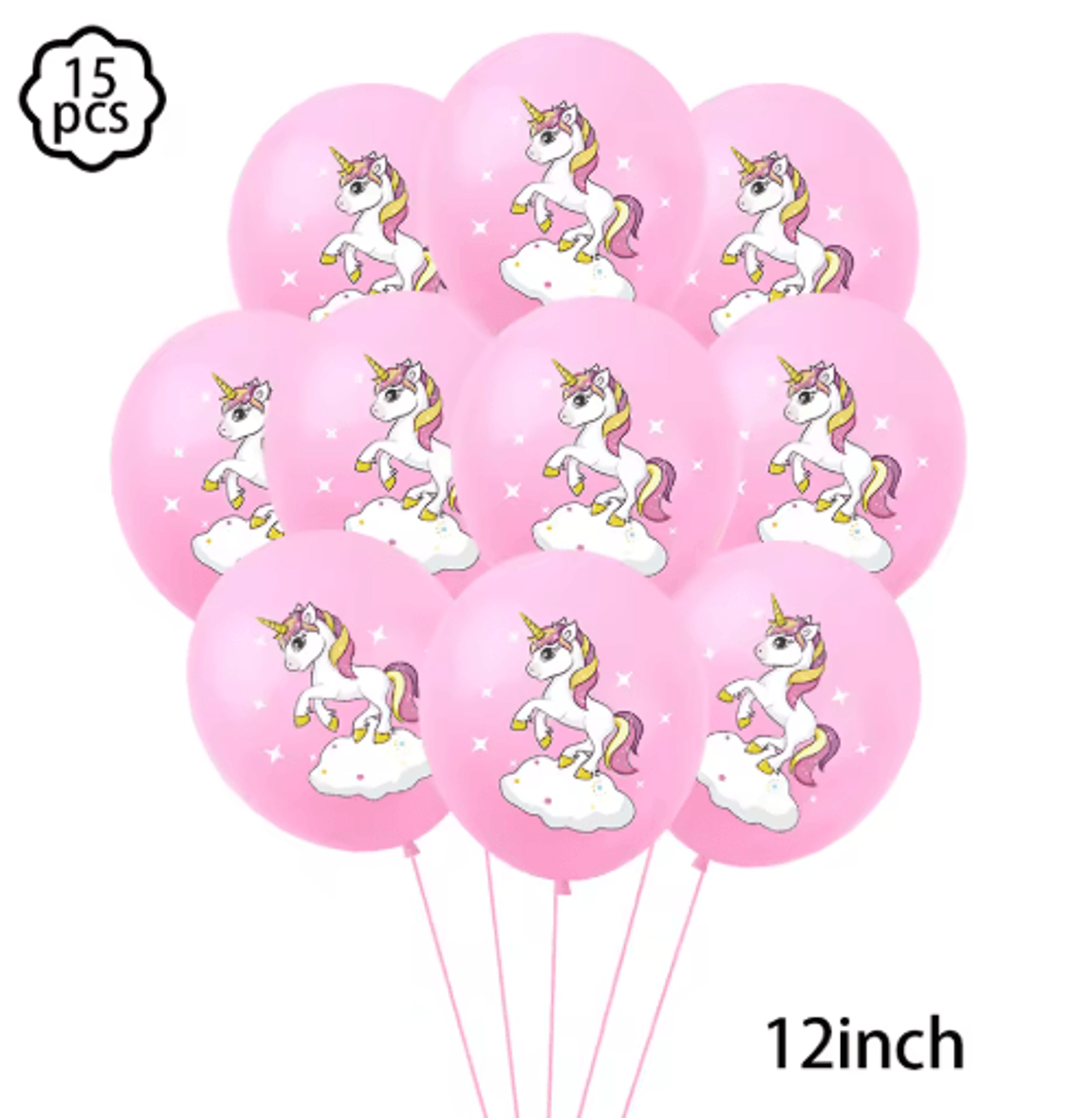 Unicorn Birthday Party Decorations With Banner Garland And Standing Balloon 17