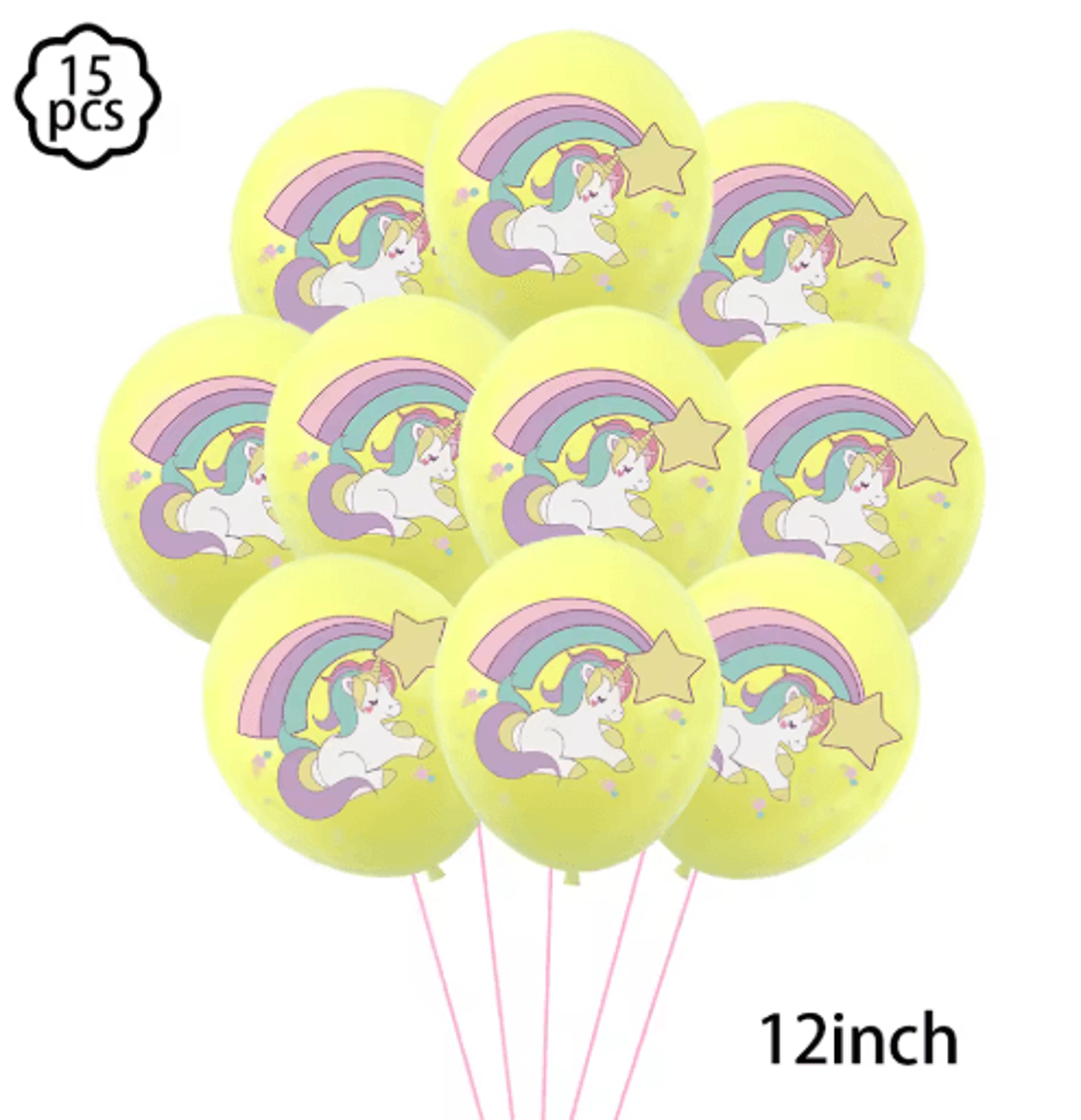 Unicorn Birthday Party Decorations With Banner Garland And Standing Balloon 25