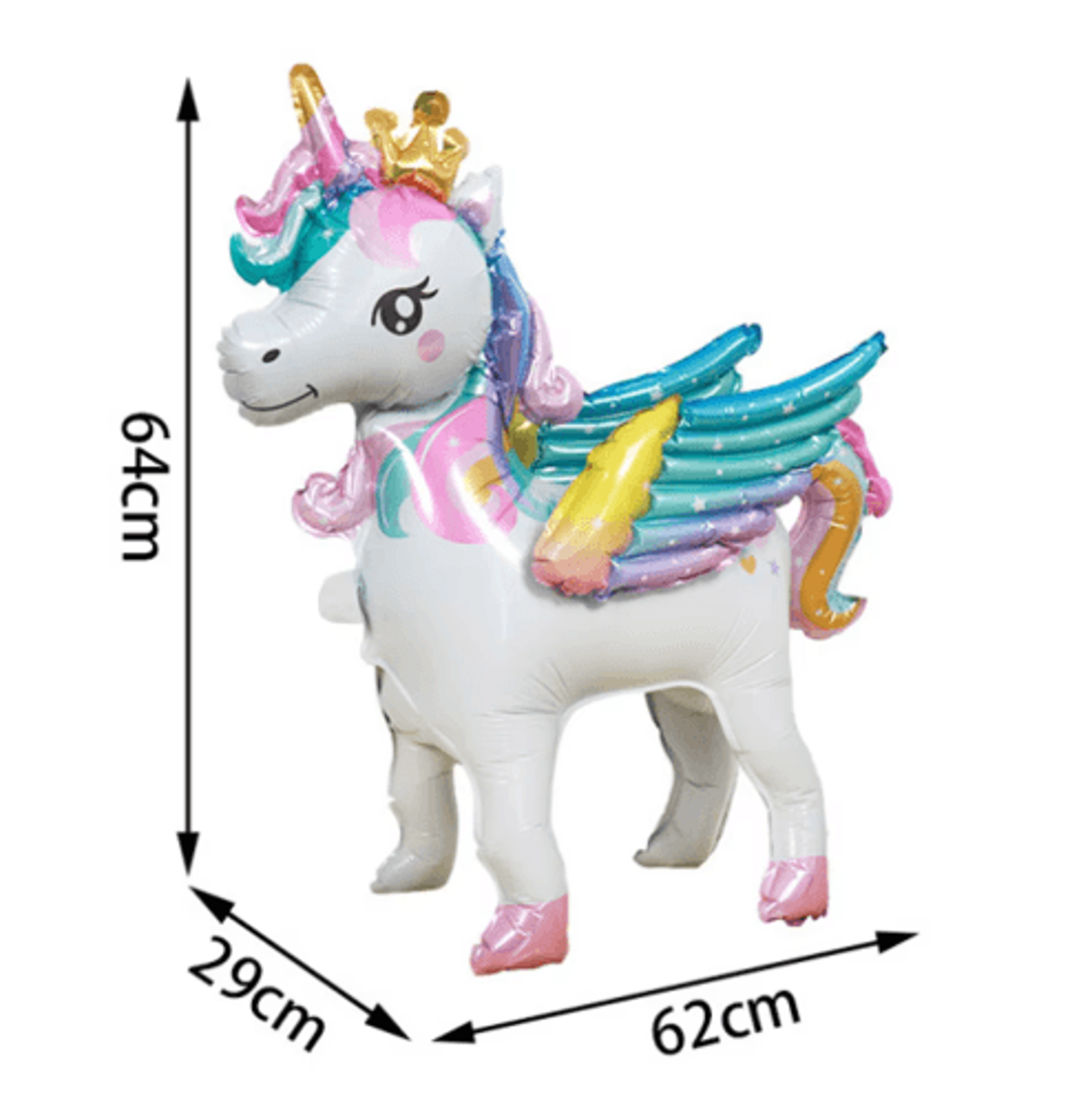 Unicorn Birthday Party Decorations With Banner Garland And Standing Balloon 29