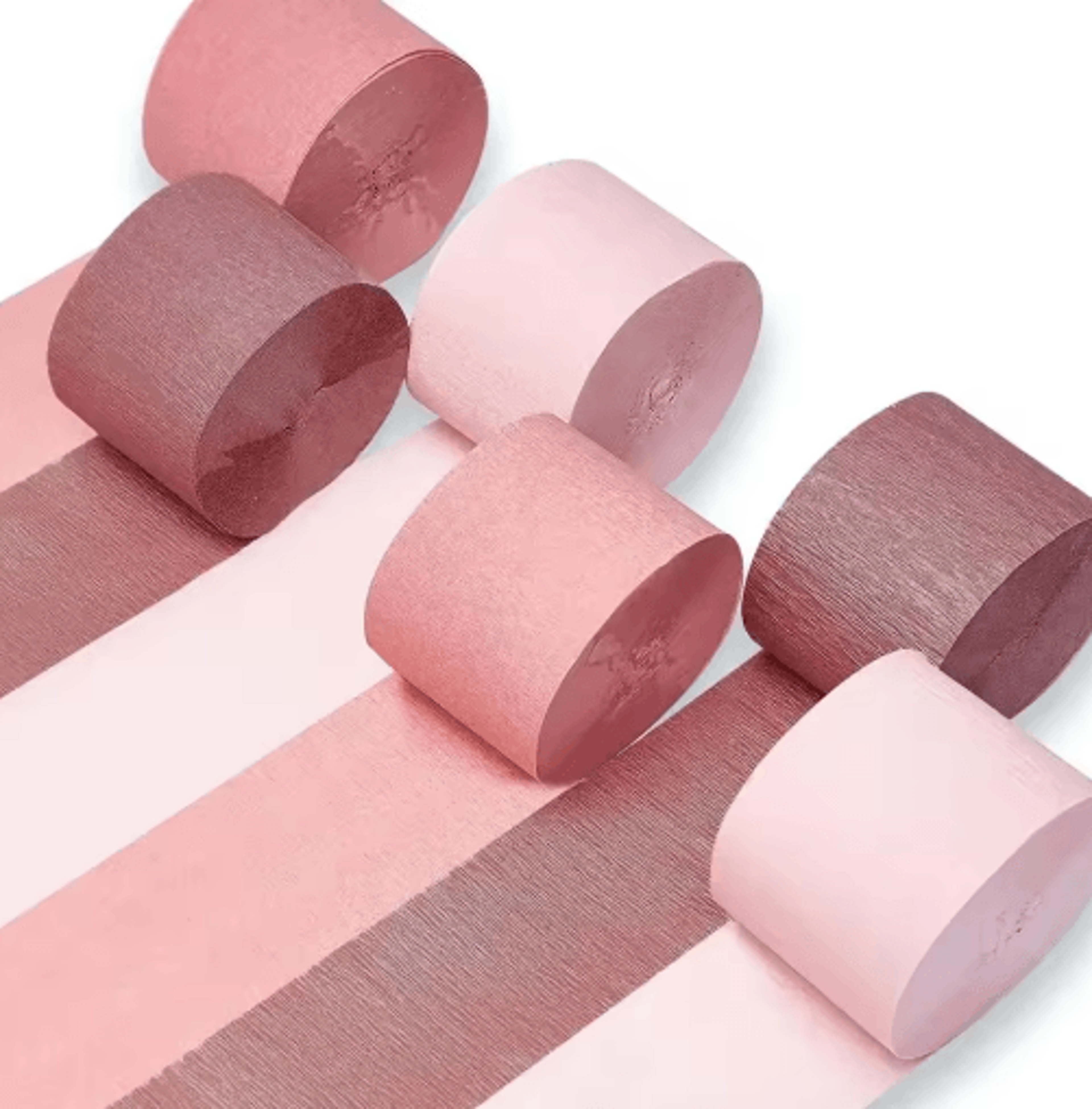 3Piece Rainbow Crepe Paper Streamers For Party Backdrops 14