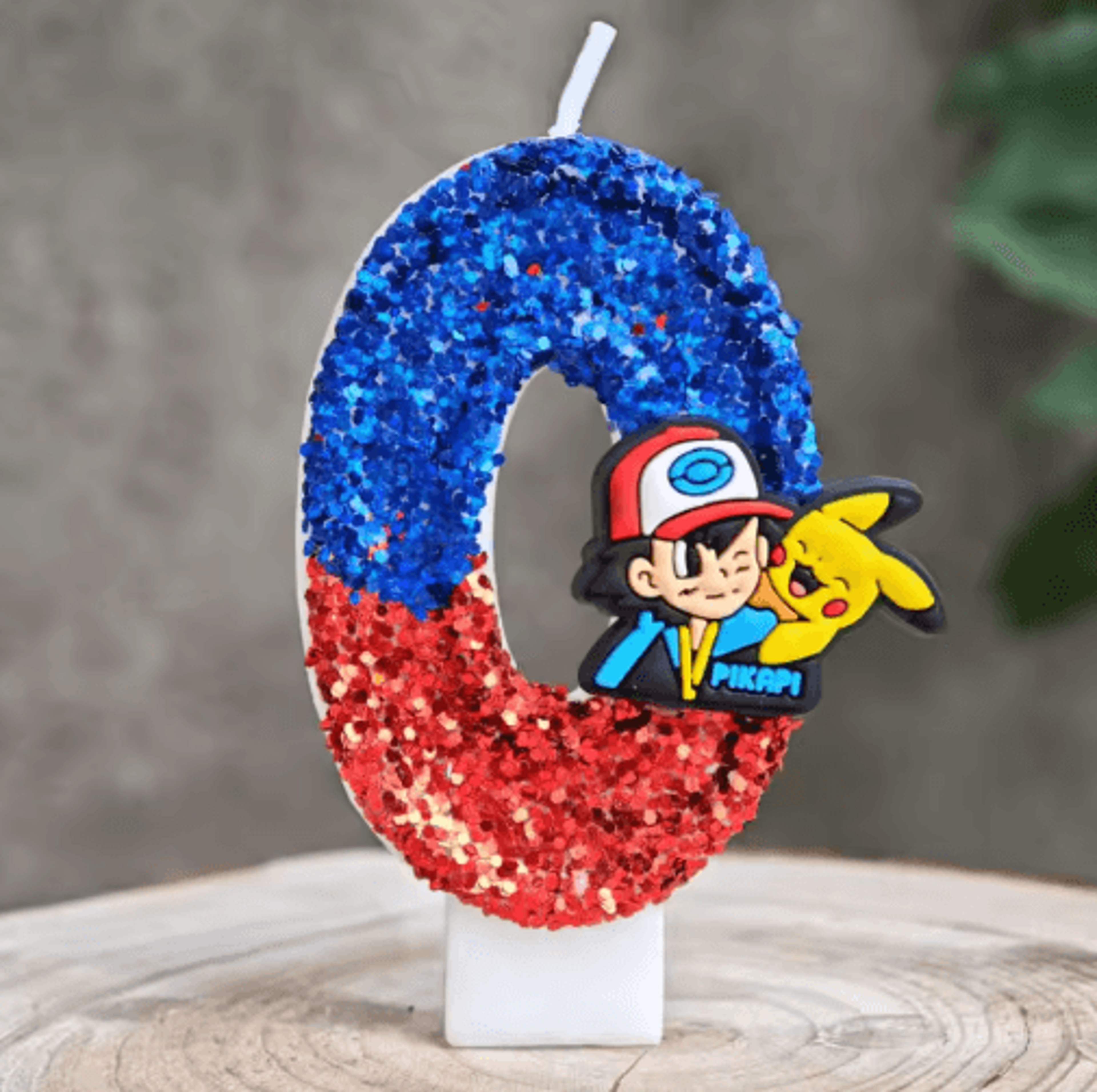 Cute Pokemon Pikachu Birthday Cake Candle And Anime Party Decoration 0