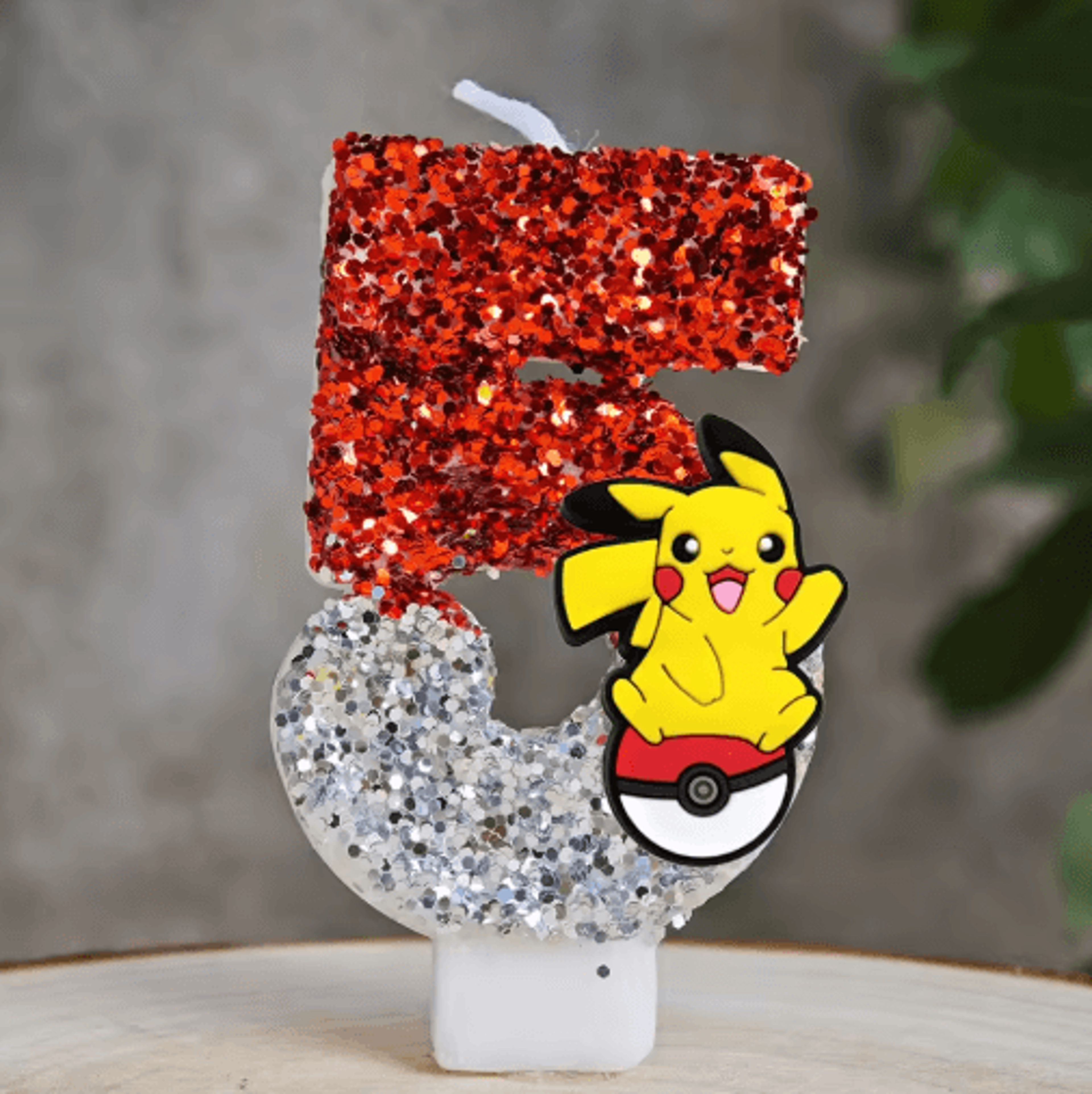 Cute Pokemon Pikachu Birthday Cake Candle And Anime Party Decoration 24