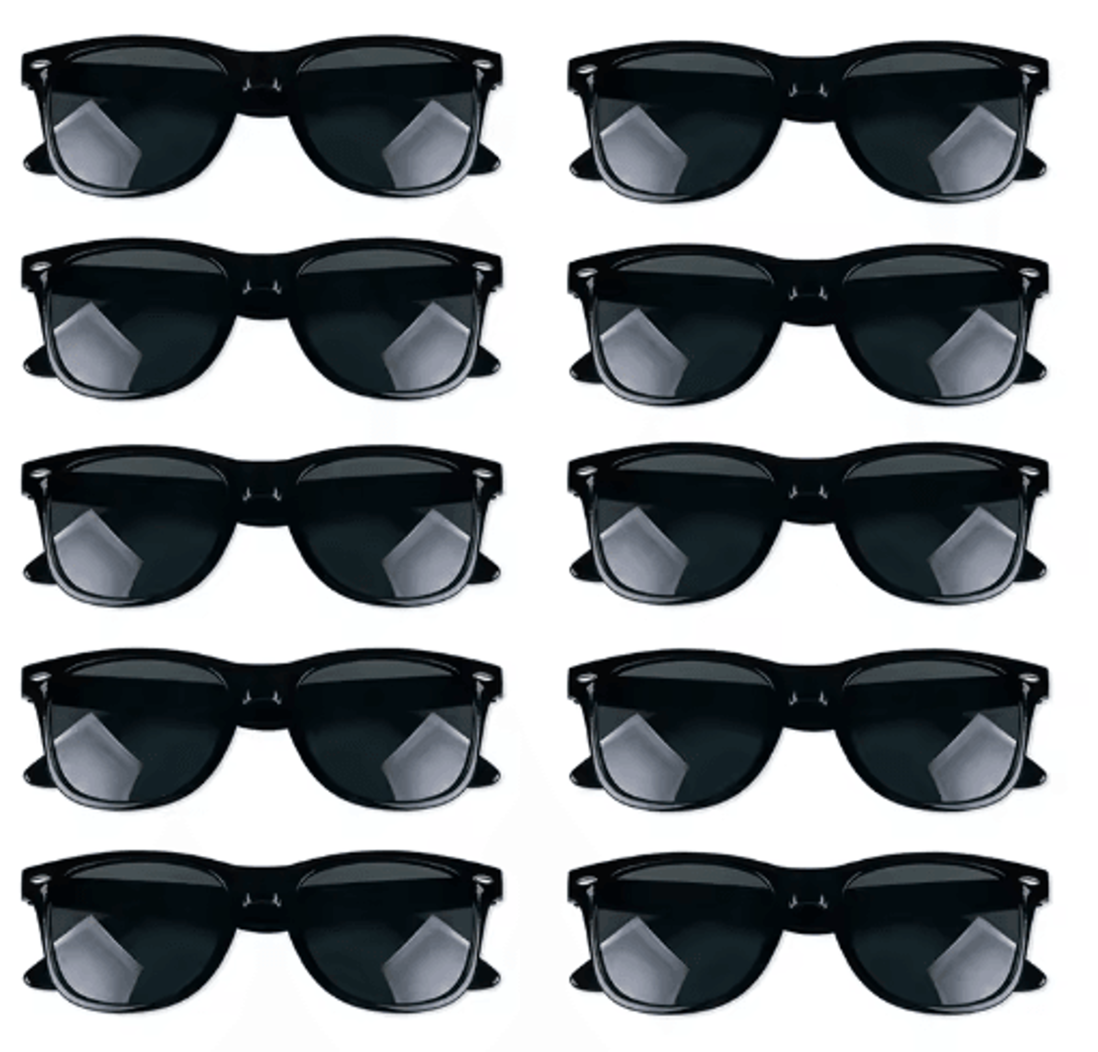 10Piece Bachelorette Party Sunglasses Set For Bride  Bridal Crew 12