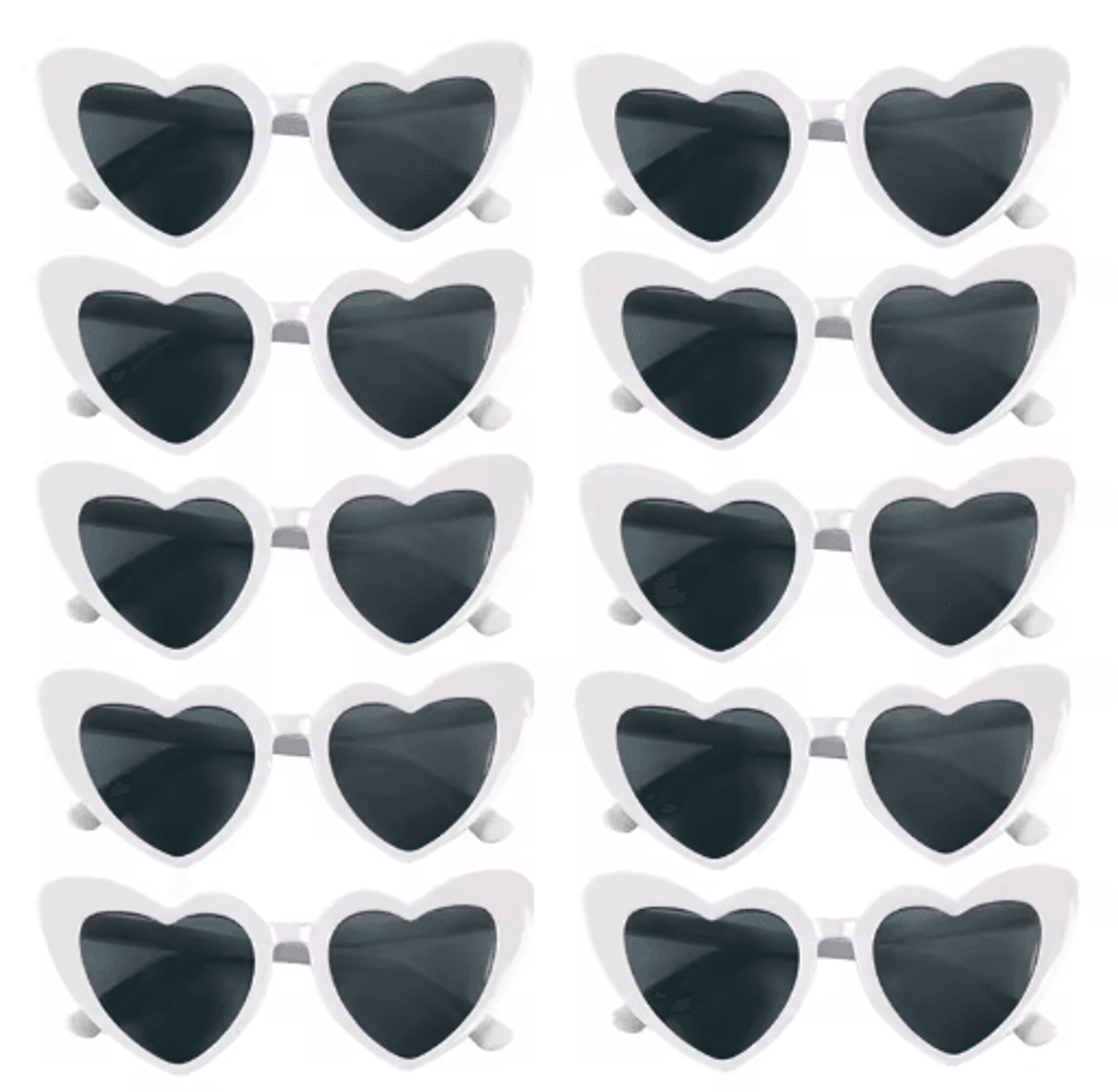10Piece Bachelorette Party Sunglasses Set For Bride  Bridal Crew 19