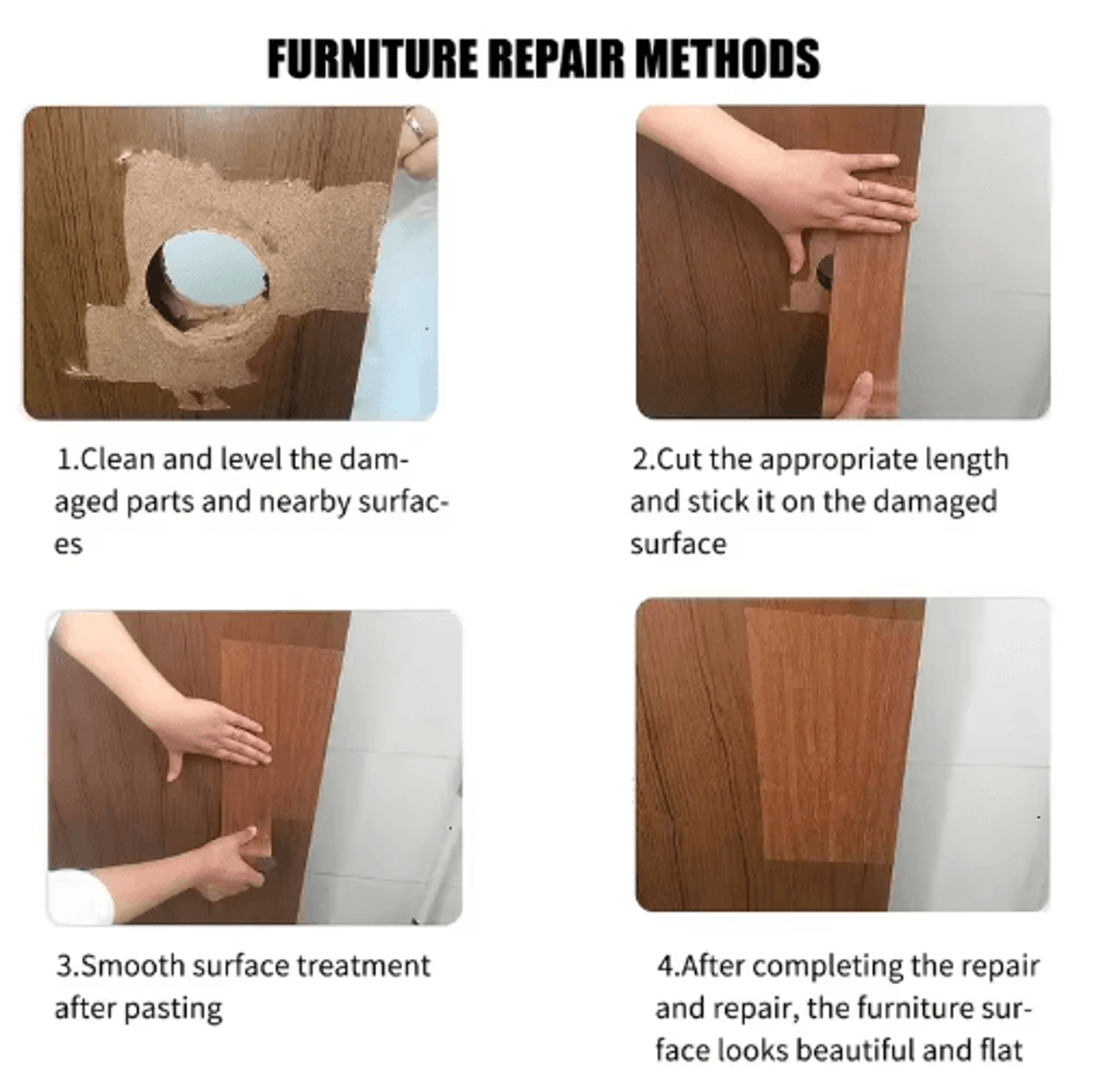 5M SelfAdhesive Waterproof Wall Trim And Baseboard Border 9