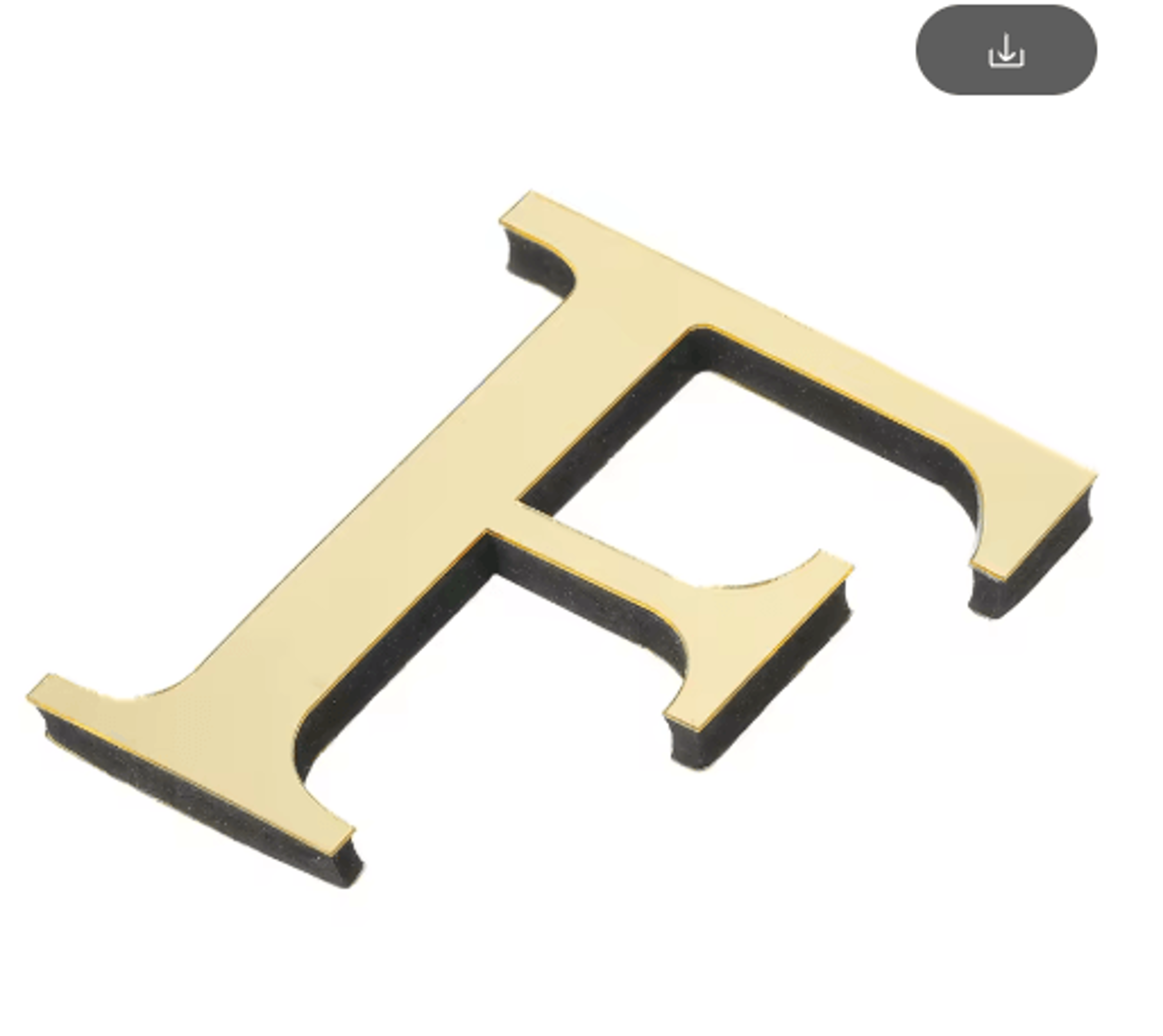10cm 3D Acrylic Mirror Letter Wall Stickers For Personalized Decor 7