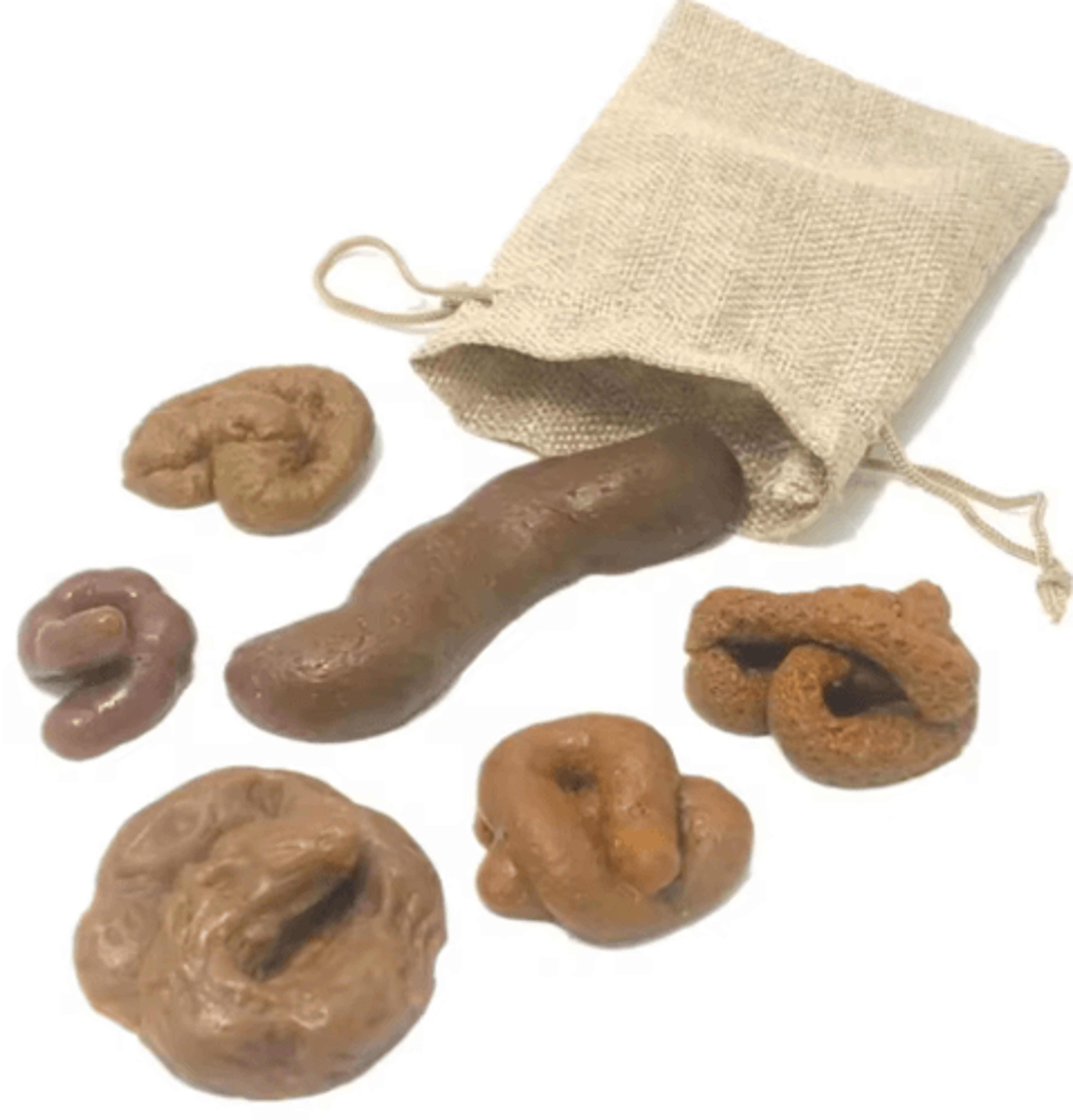 6Piece Realistic Fake Dog Poop Prank Toy Set 1