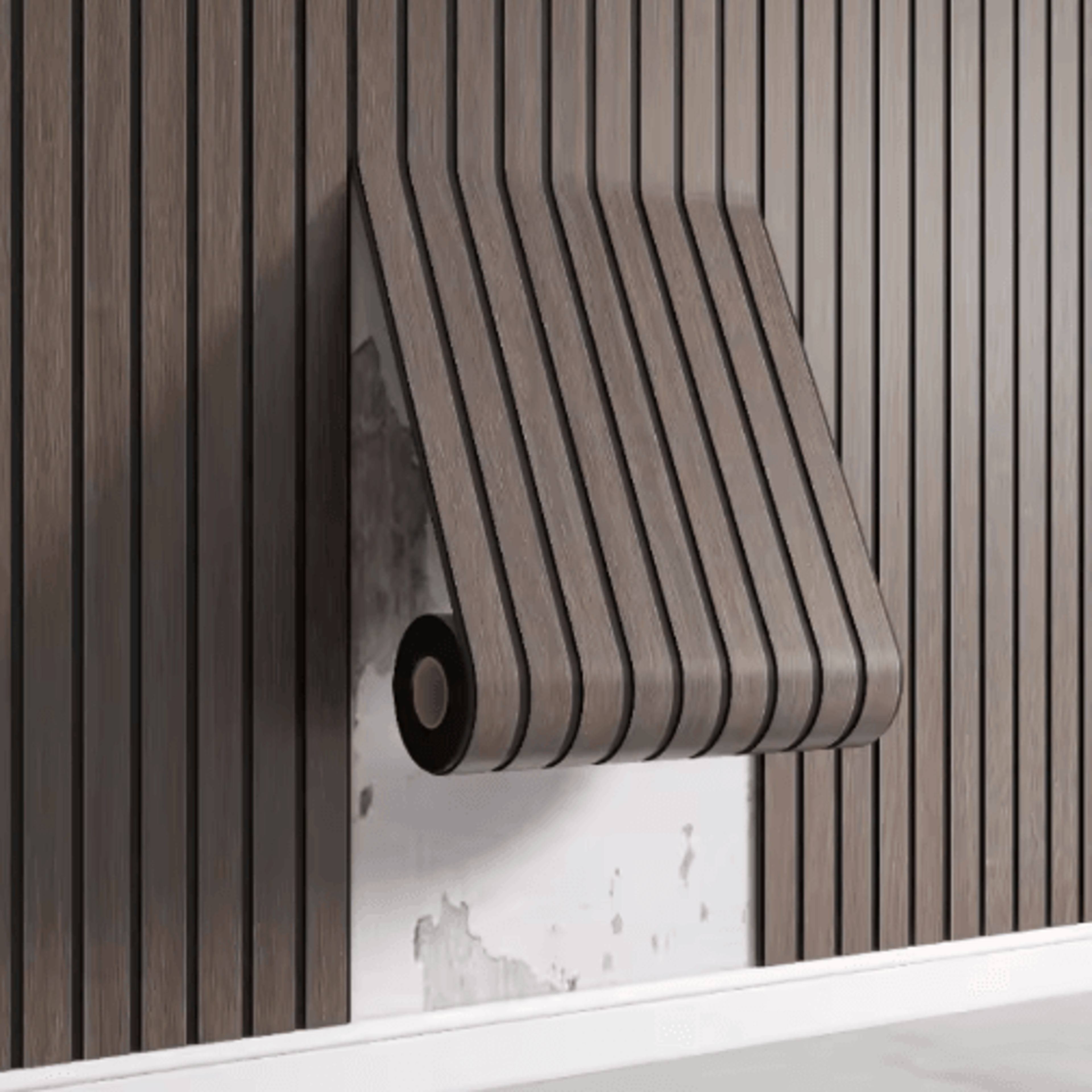 SelfAdhesive 3D Grille Wall Panel Roll For Modern Home Decor 6