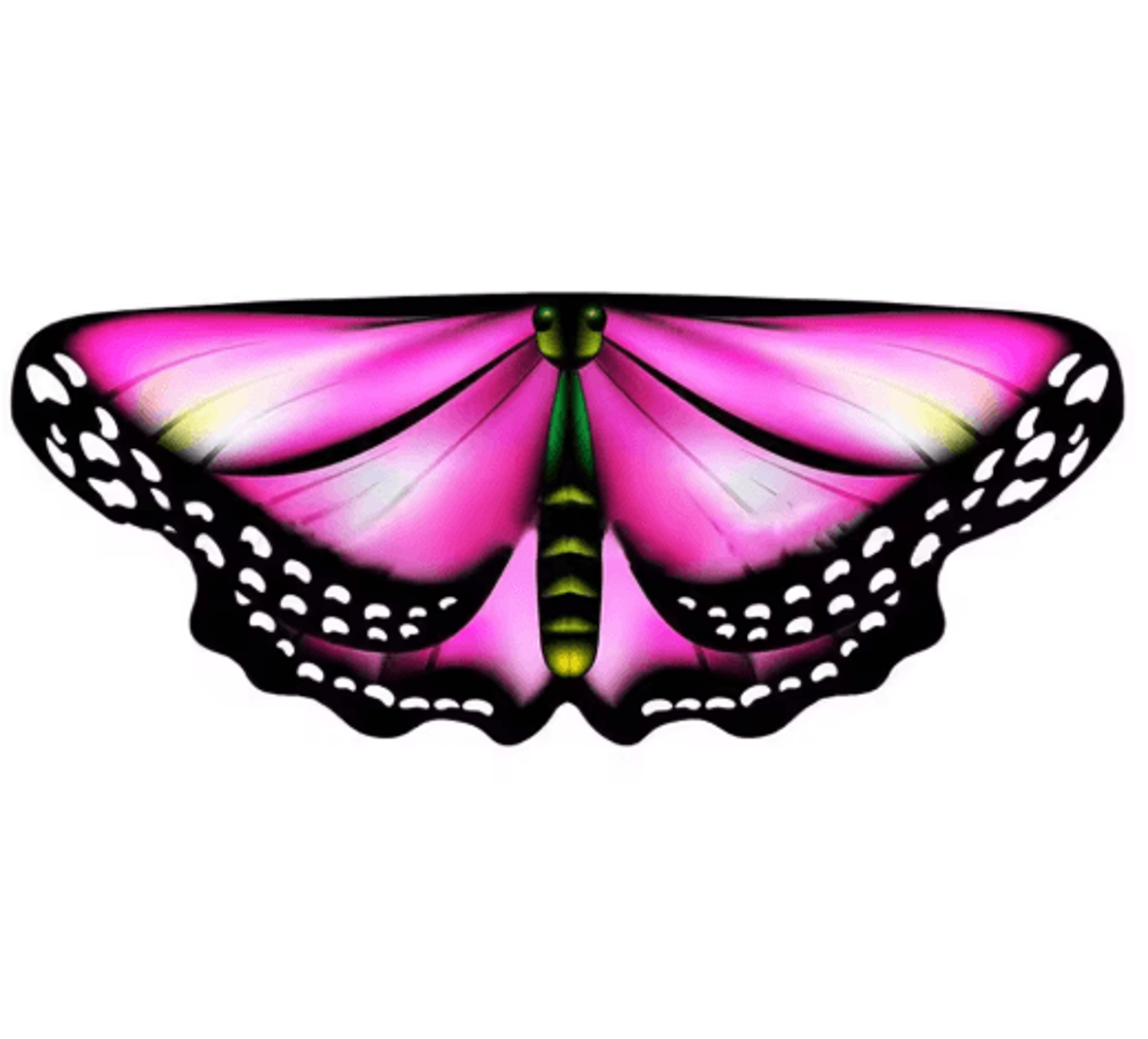 Colorful Butterfly Wings Cape For Kids Fairy DressUp 7