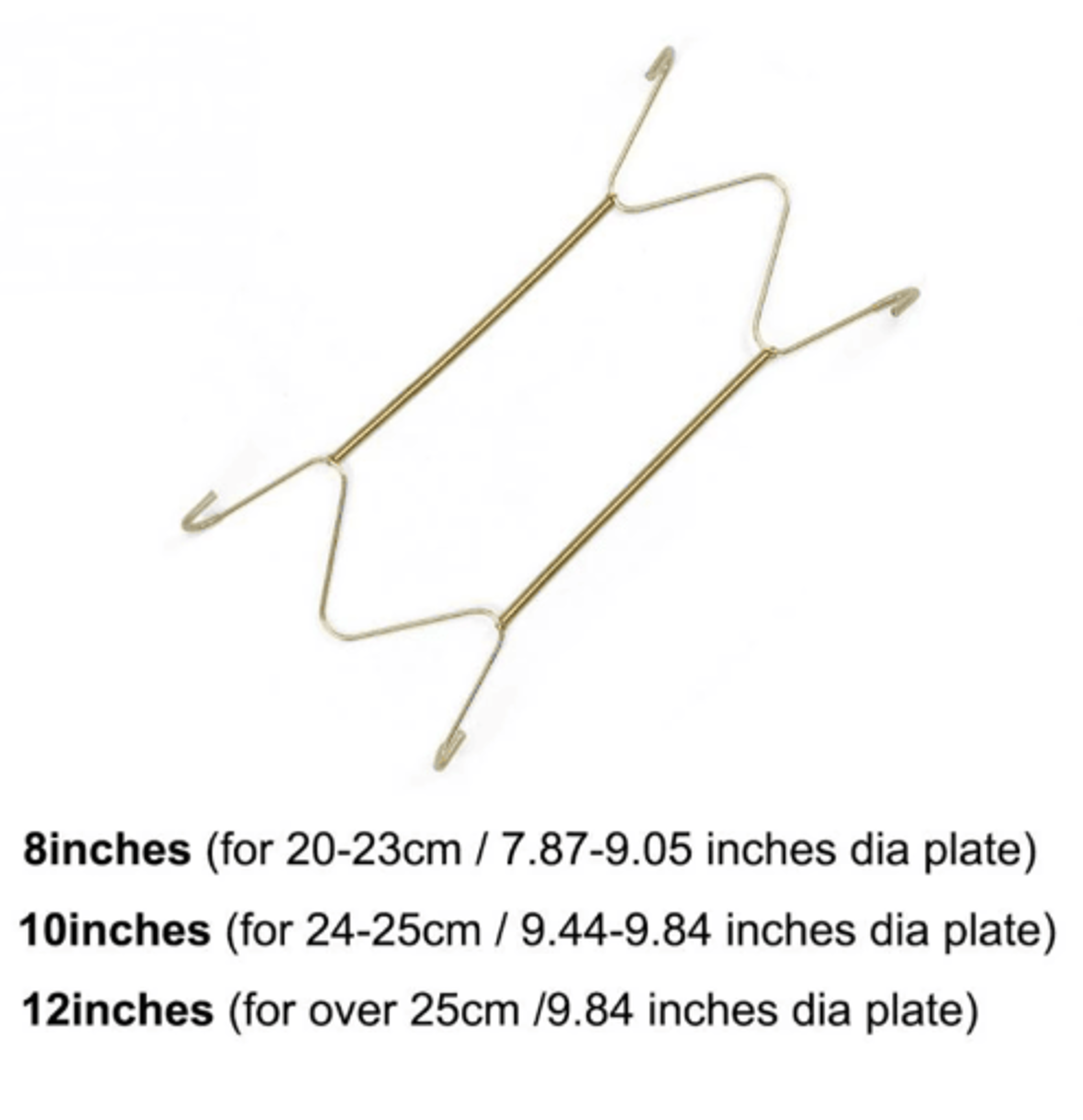 4Piece Invisible Plate Hangers For Decorative Wall Displays 8