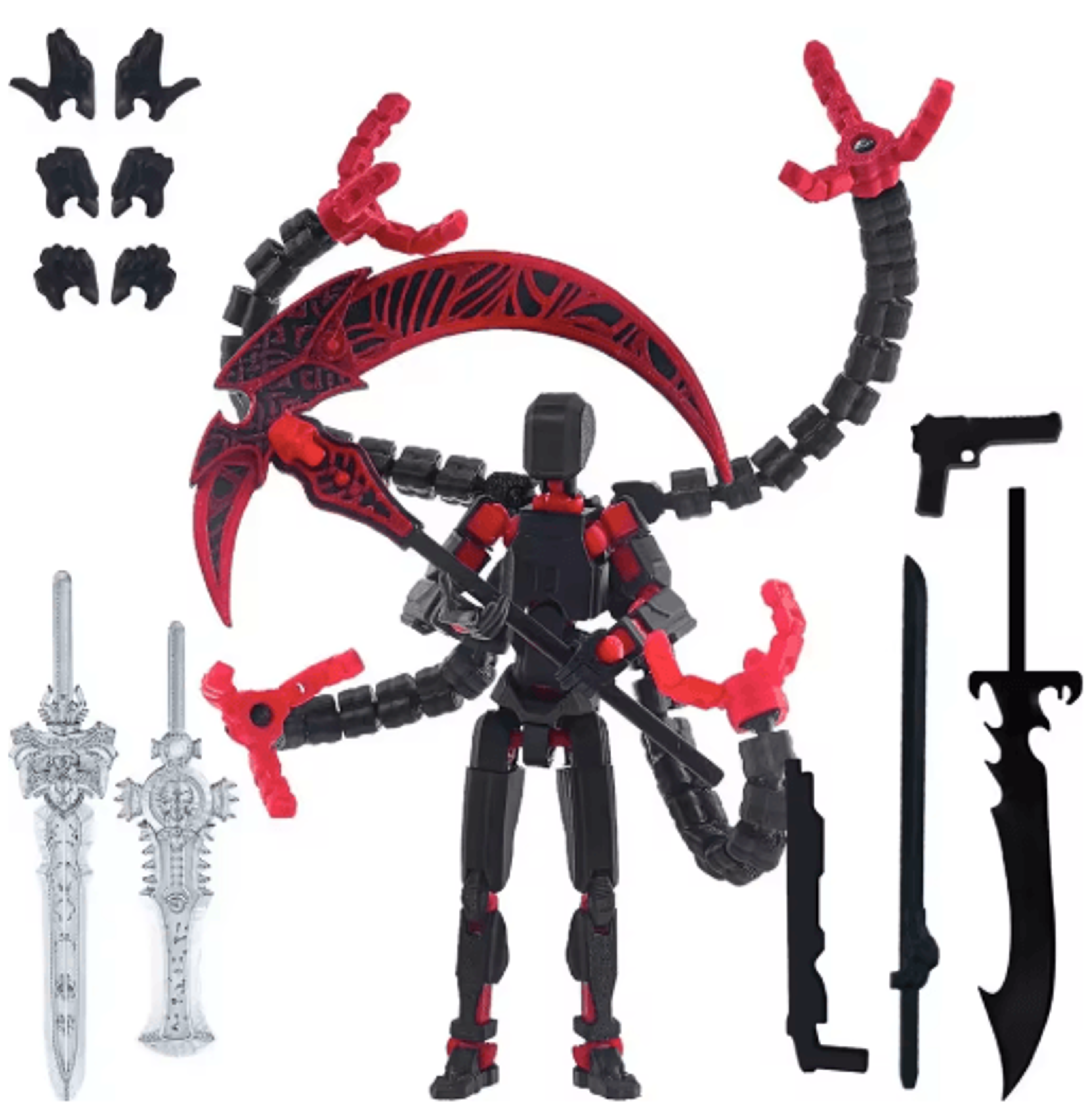 T13 3D Printed Articulated Robot Action Figure 4
