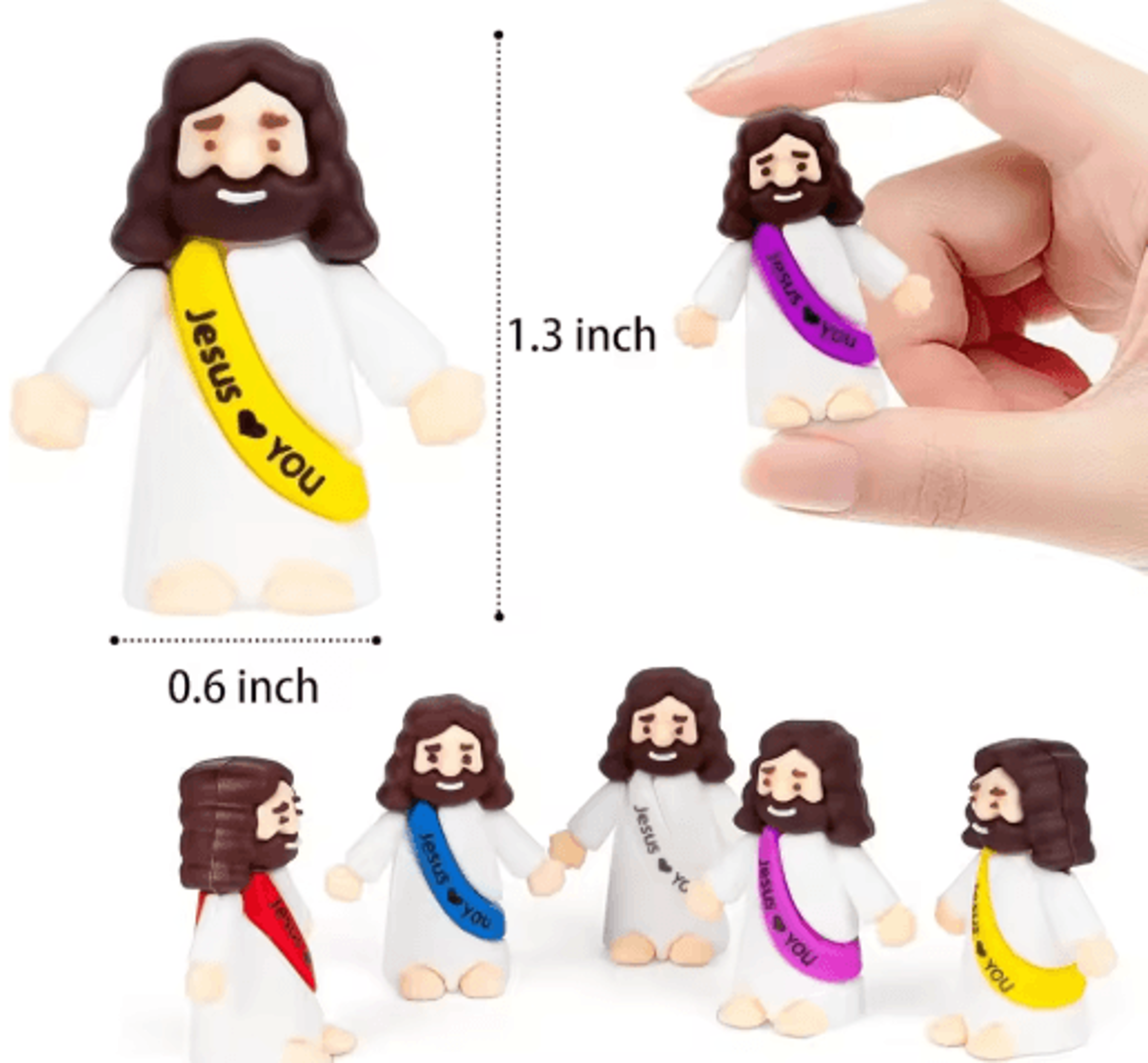20Piece Mini Jesus Figures For Sunday School And Easter Gifts 2