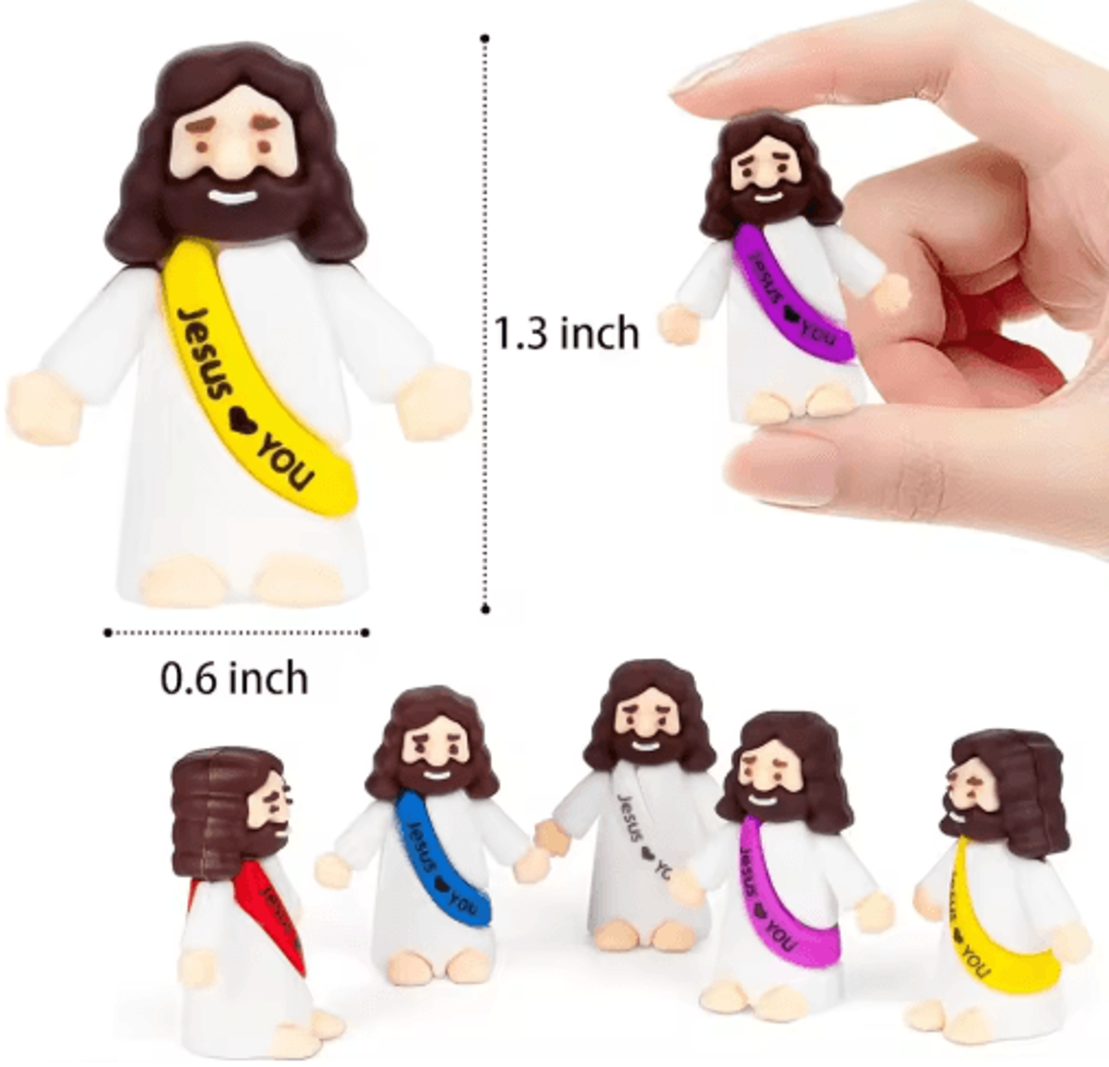 20Piece Mini Jesus Figures For Sunday School And Easter Gifts 3