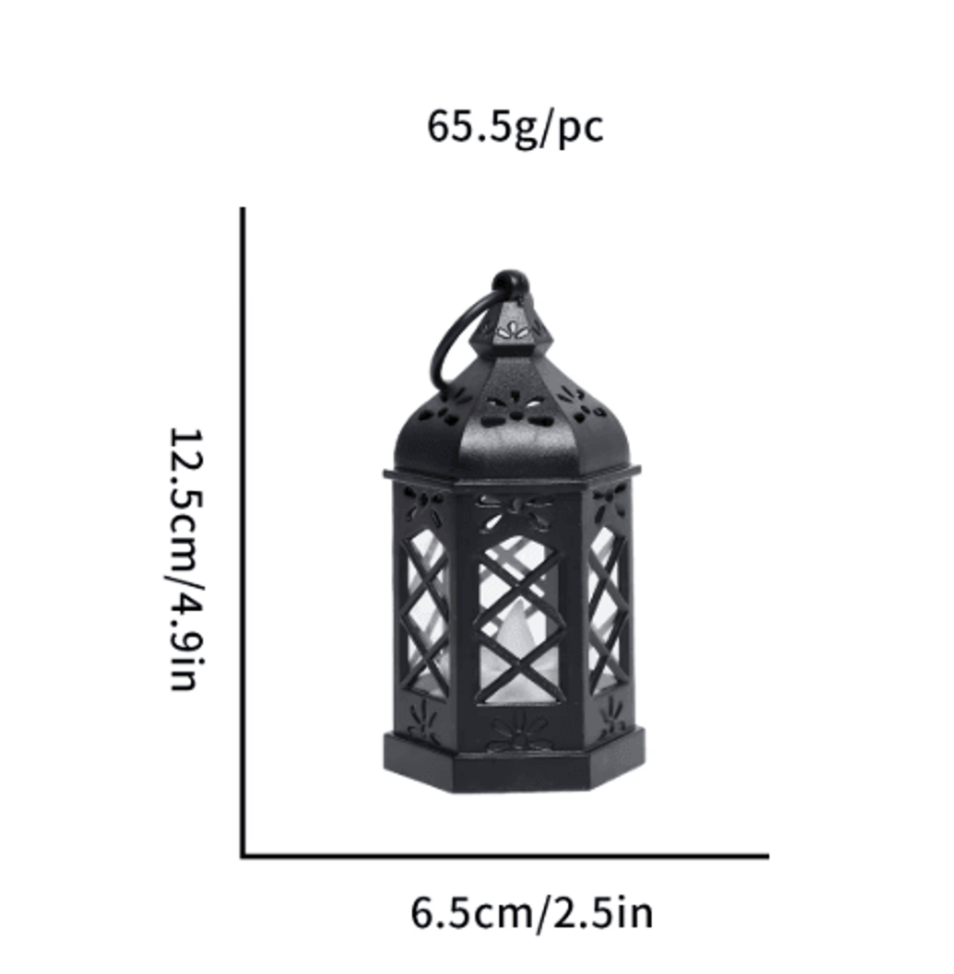 Retro Hexagonal LED Wind Lamp For Desktop And Home Decor 3