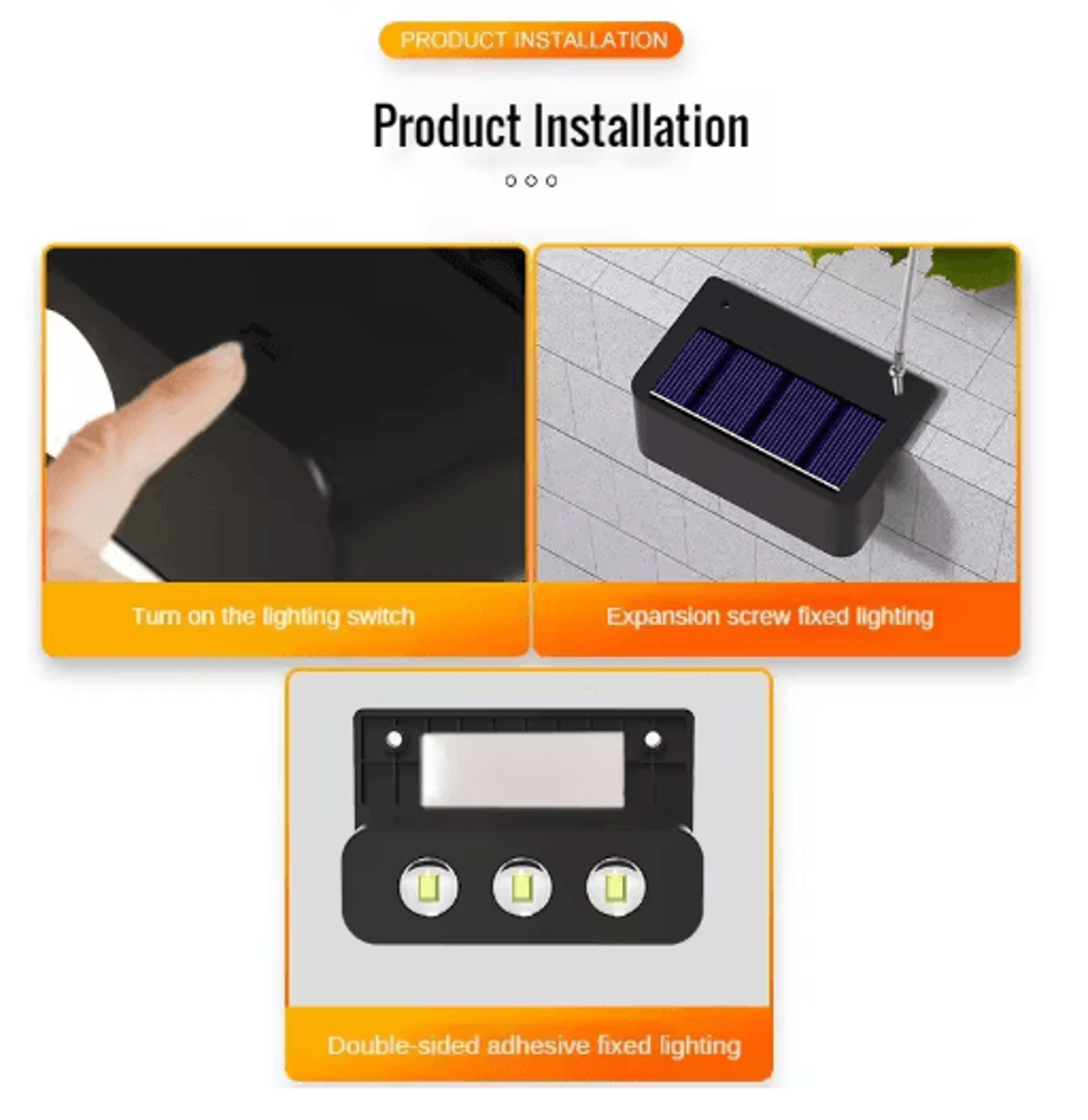 Solar Up And Down Wall Light For Outdoor Home And Garden 18