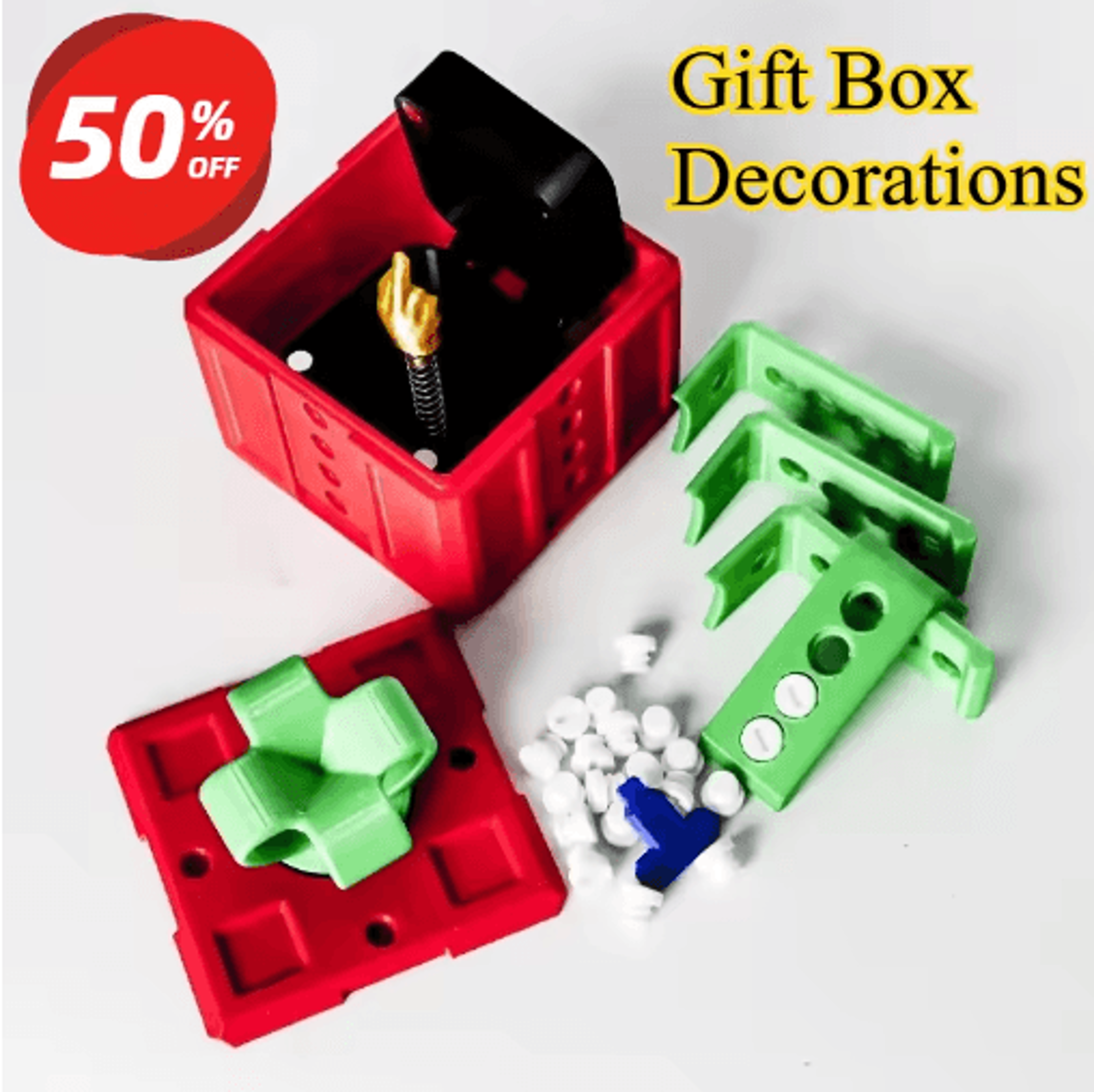 3D Printed PopUp Middle Finger Surprise Prank Box 0