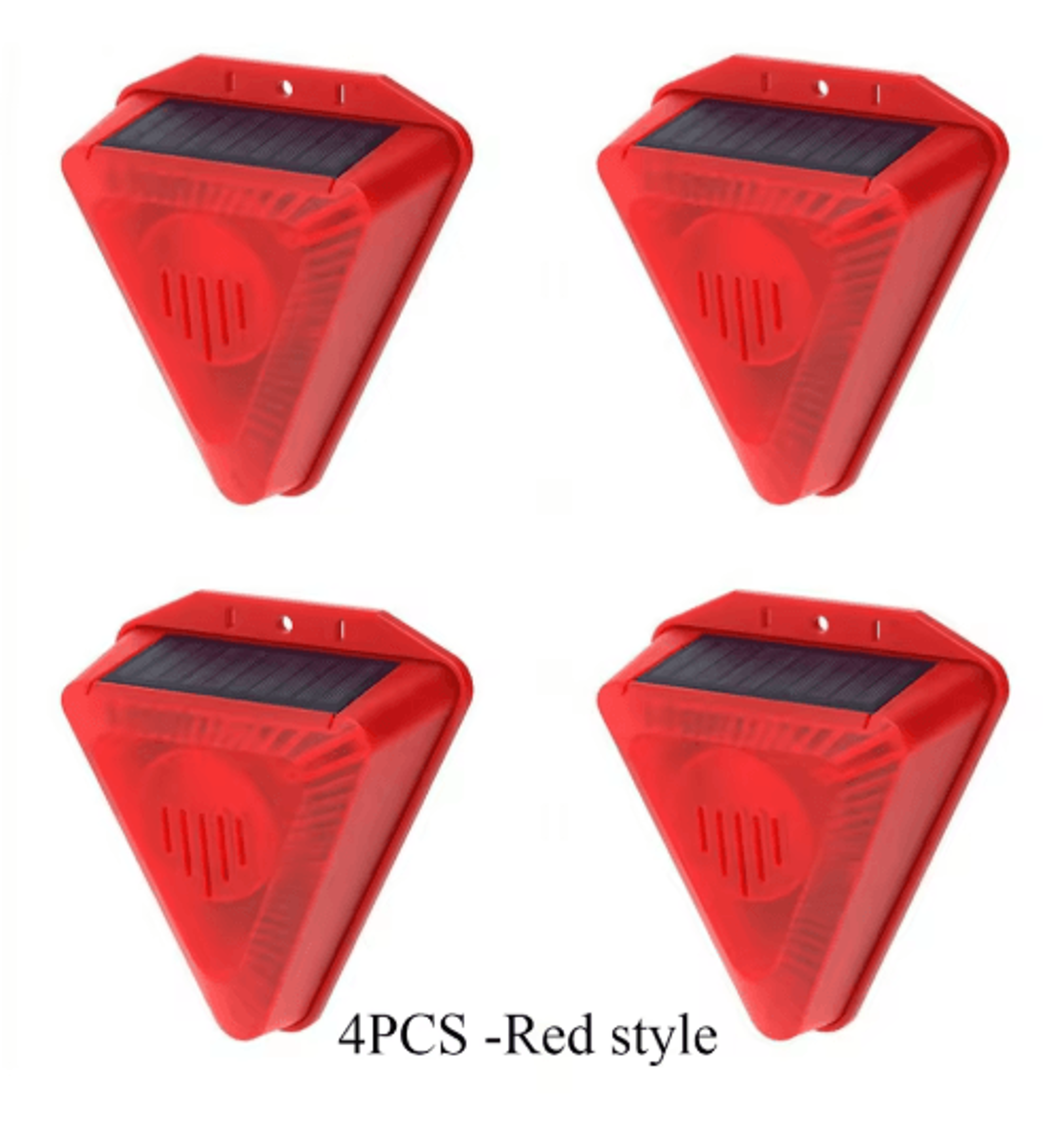 Solar Motion Sensor Alarm Light With 129dB Siren 4