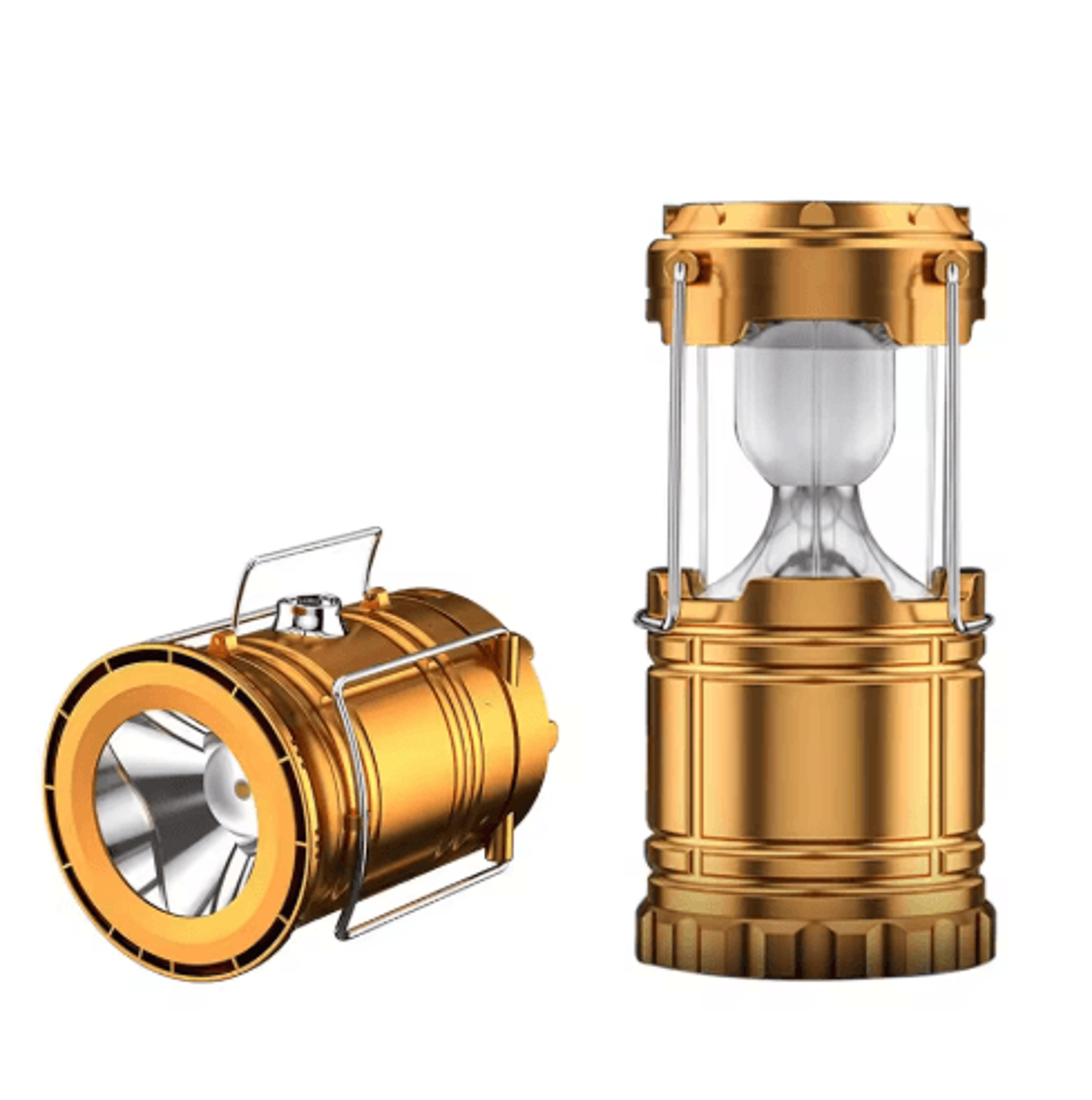 Collapsible Solar USB Rechargeable LED Camping Lantern 1