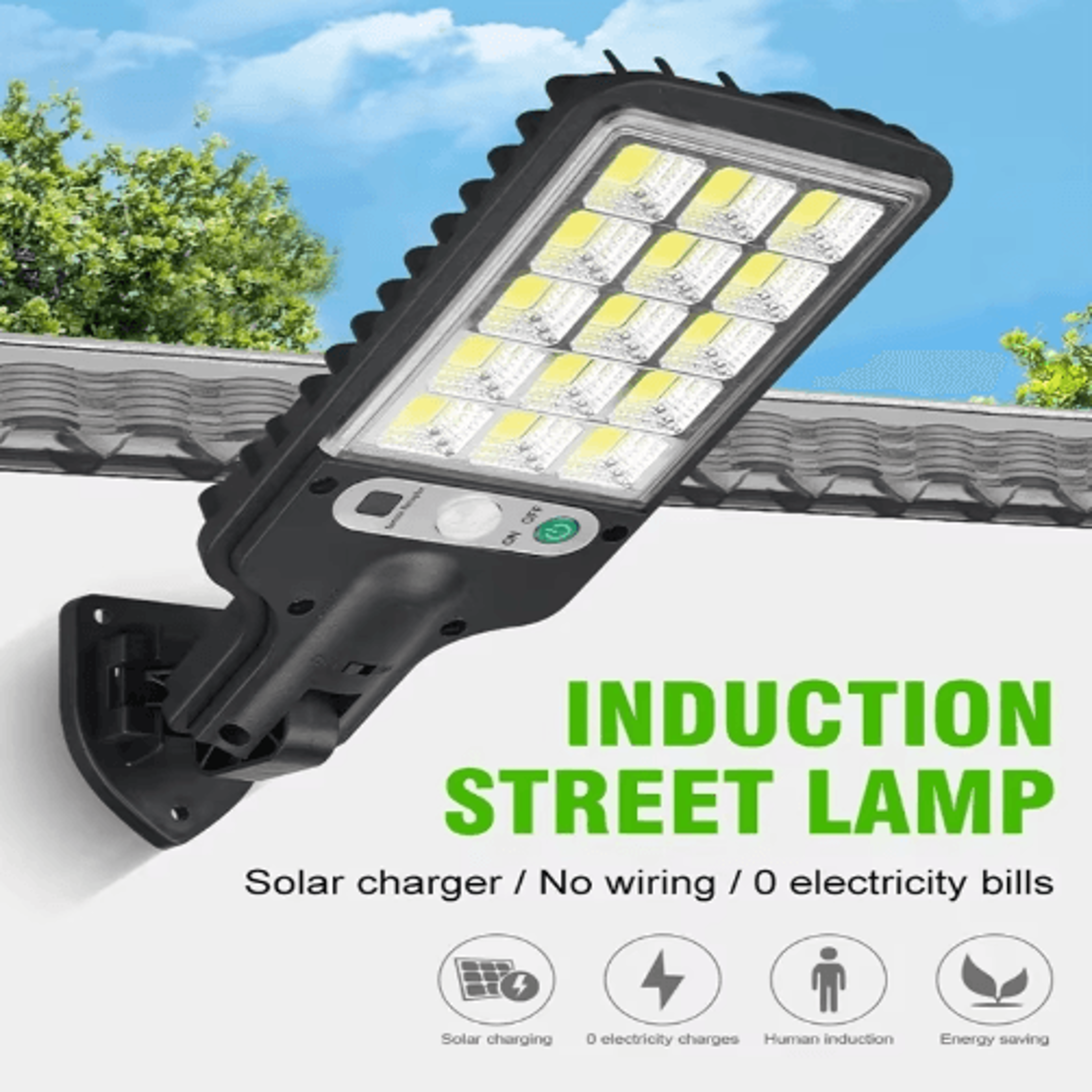 14 Pack 200 COB Solar Motion Sensor Security Lights 7