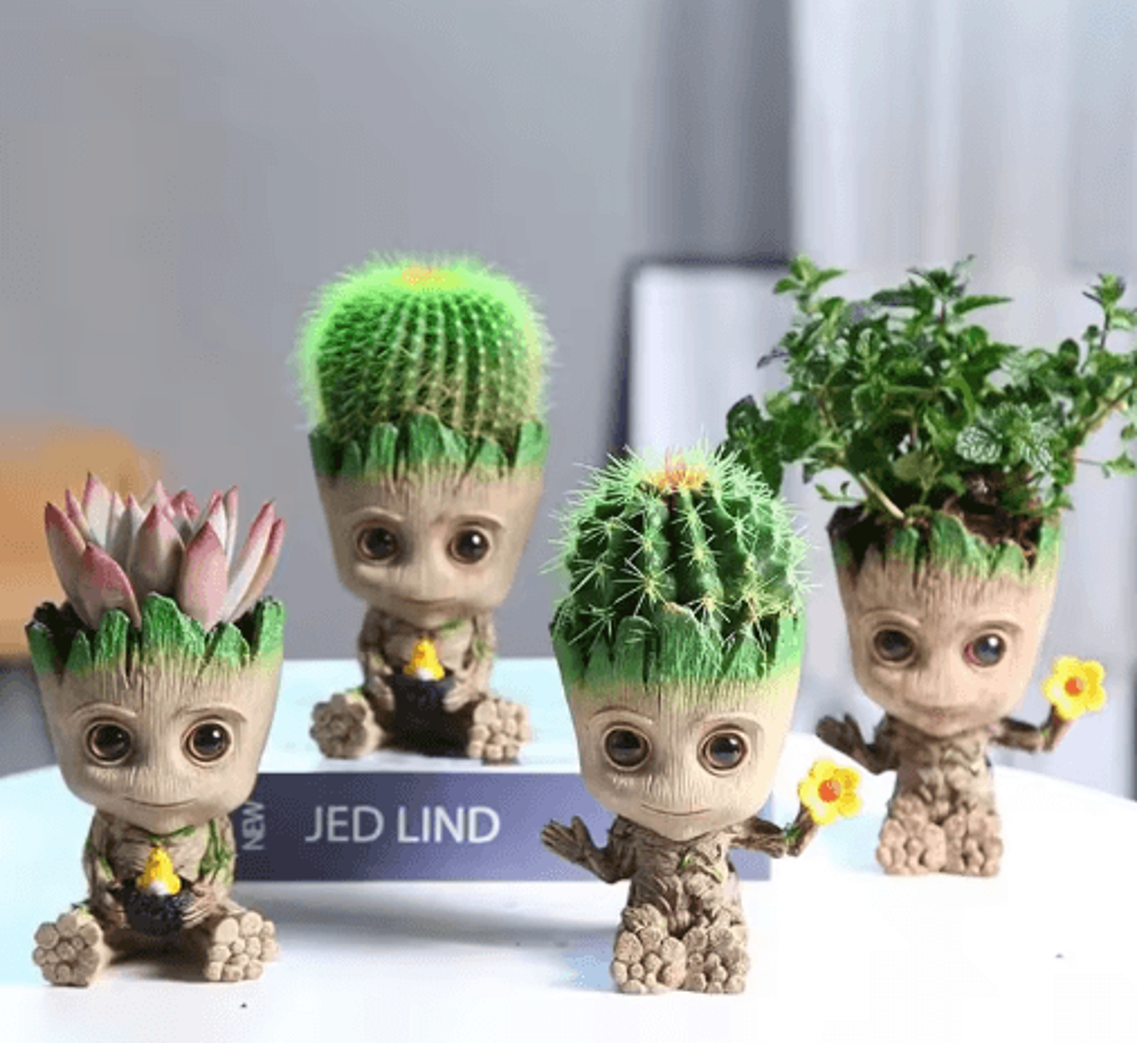 GrootInspired Character Planter And Pen Holder 26