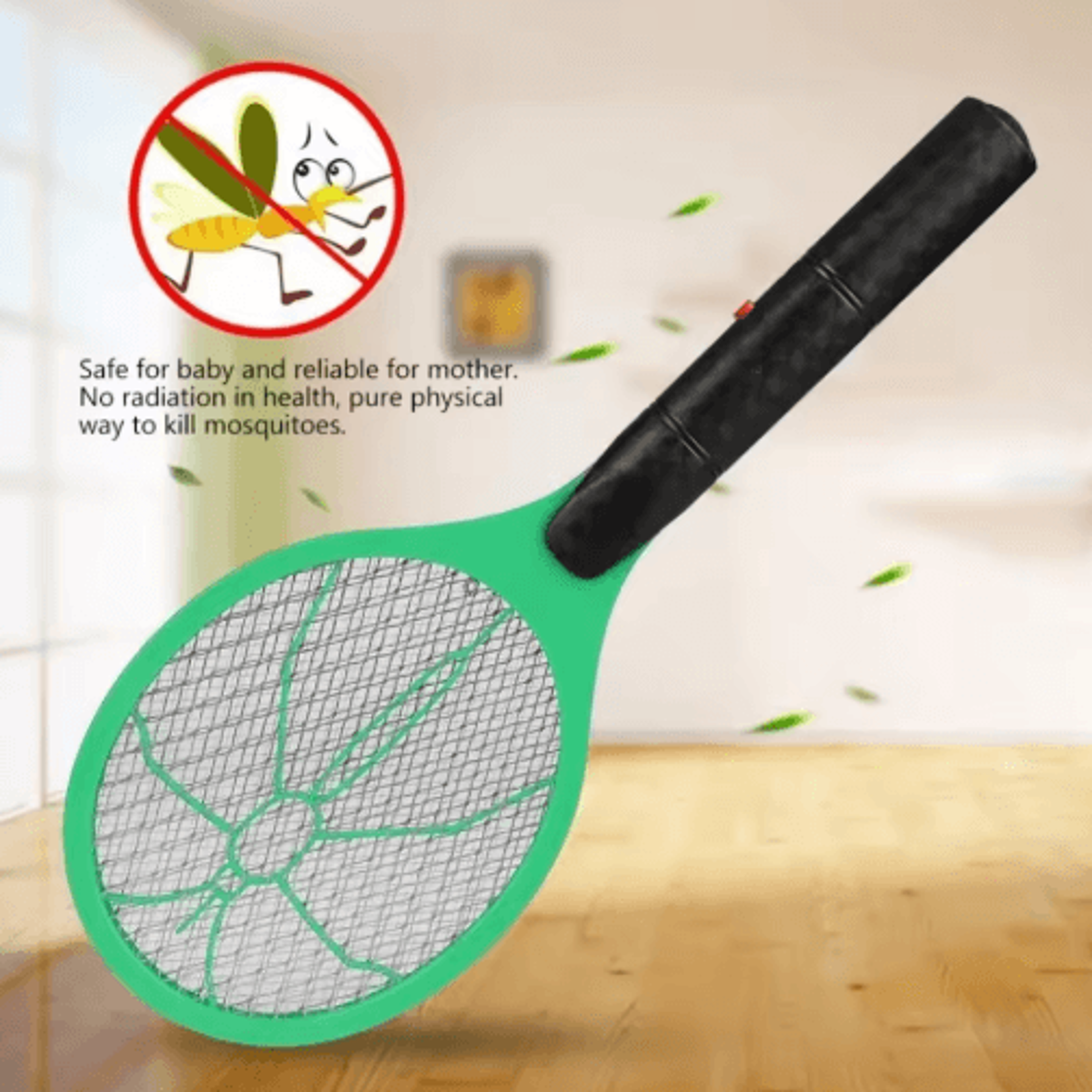BatteryPowered Electric Mosquito Swatter Racket 4