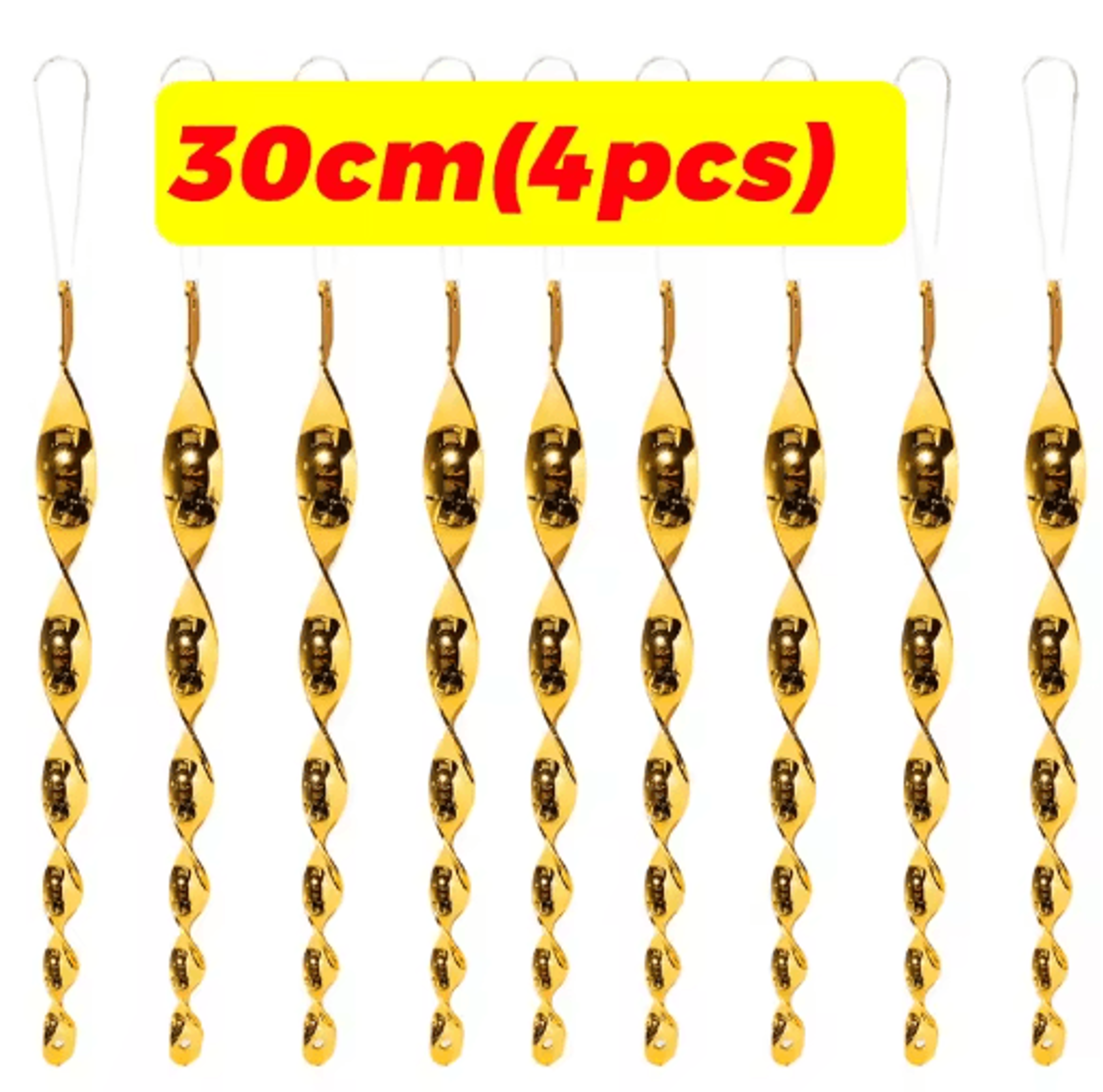 Reflective Wind Spiral Bird Deterrent Hanging Rods 15