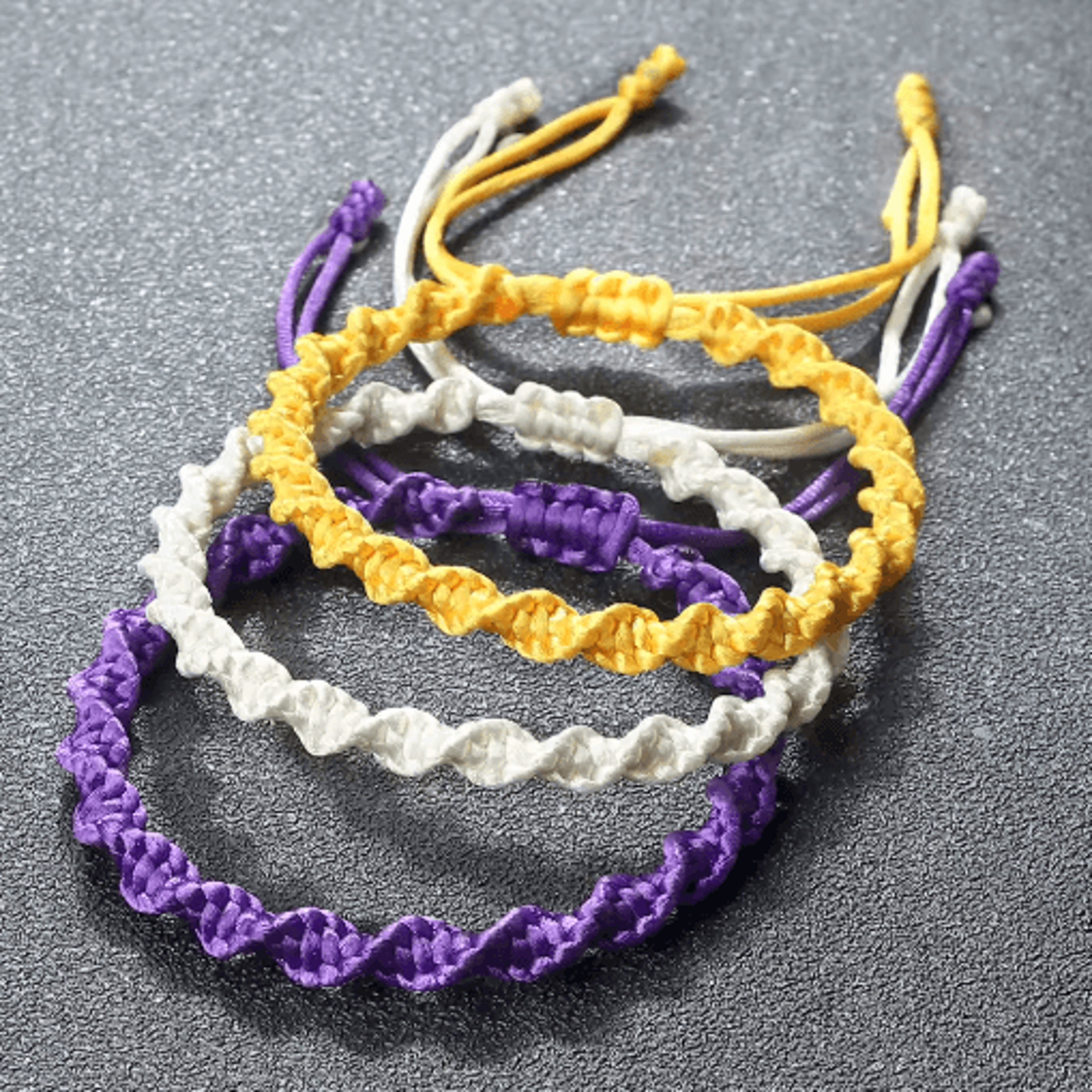 Handmade Adjustable Knot Rope Bracelet 0
