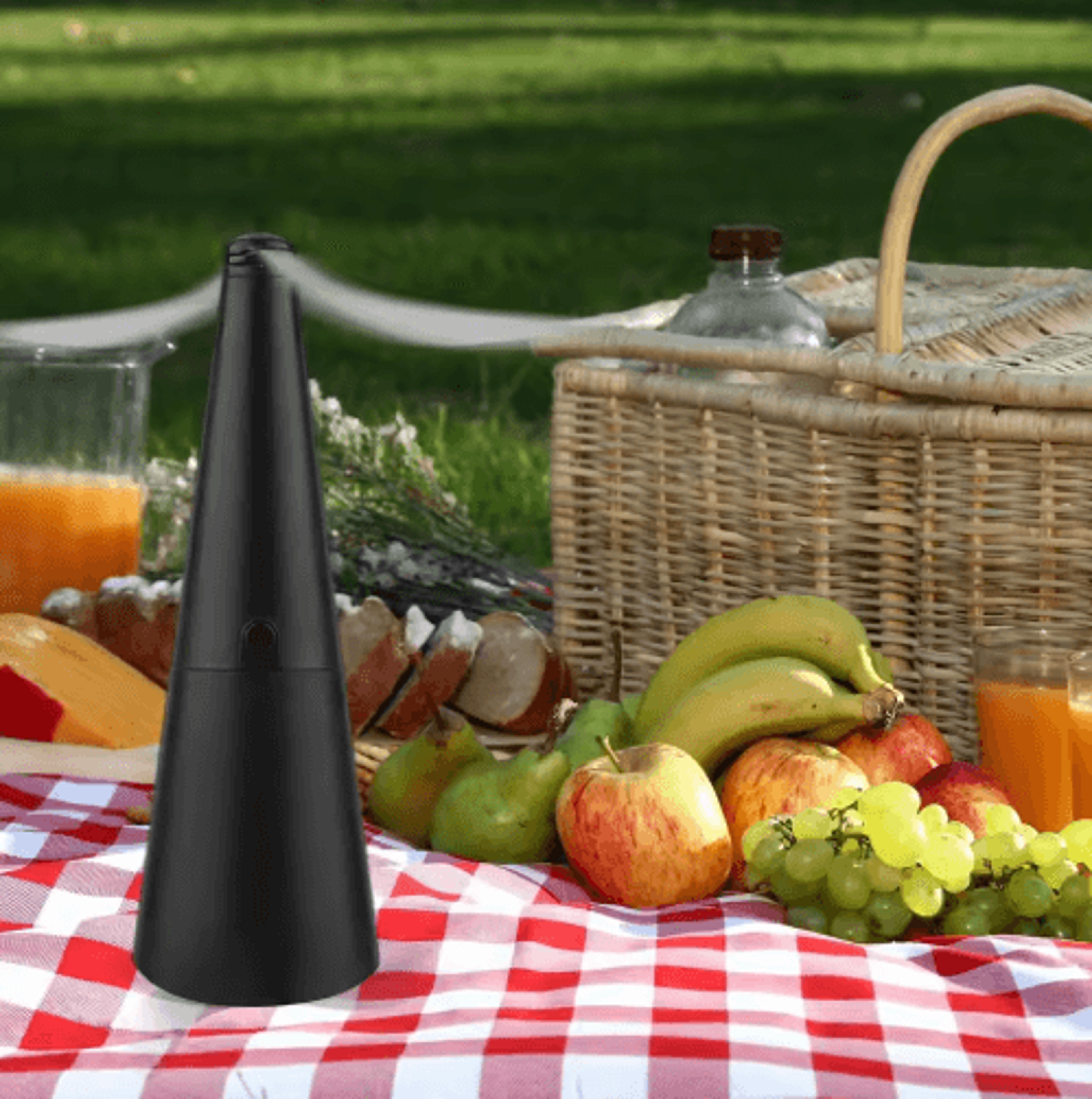 USBPowered Tabletop Fly Repellent Fan 0