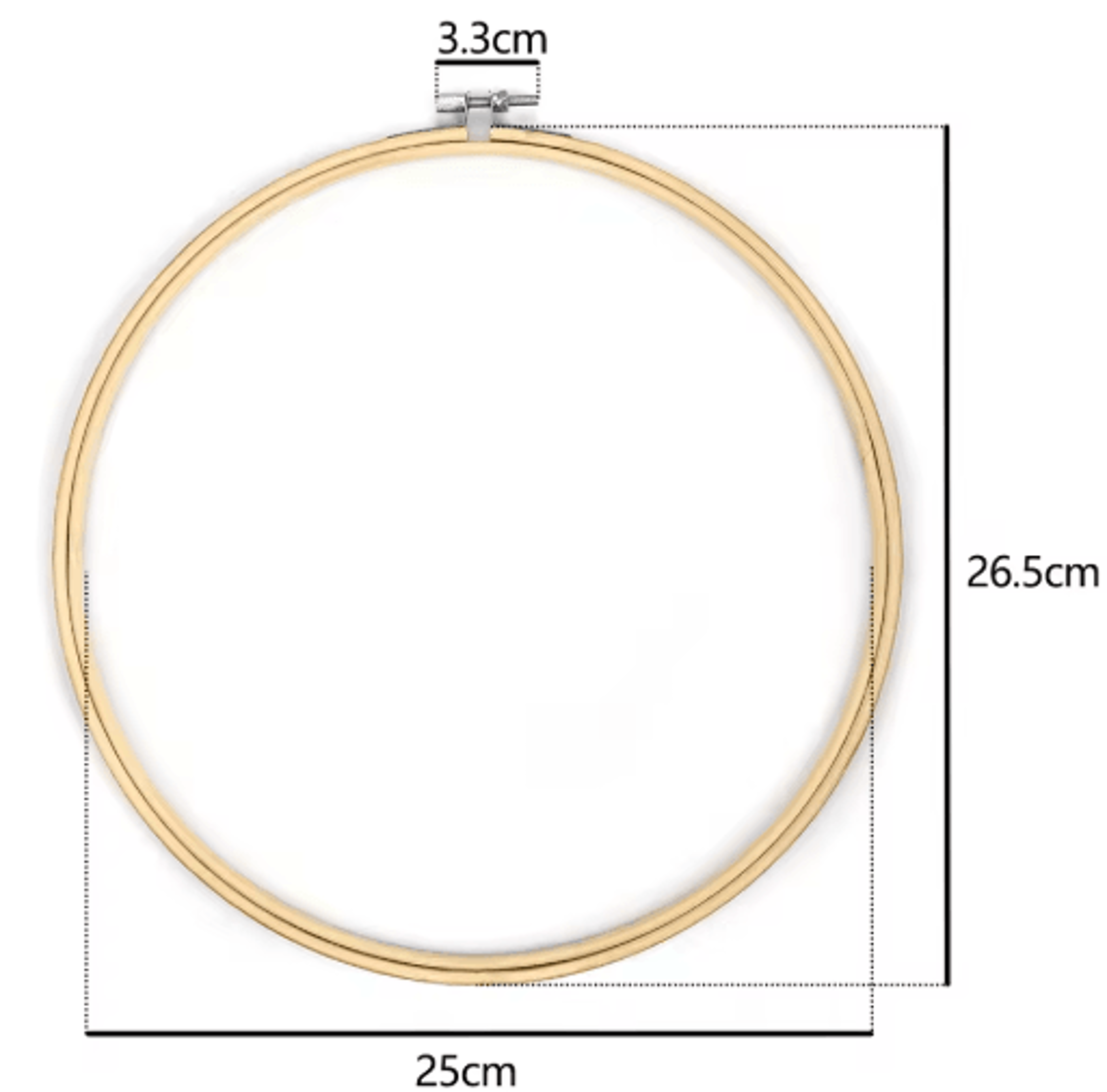 Wooden Embroidery Hoop Frame Set For Needlecraft  Sewing 1