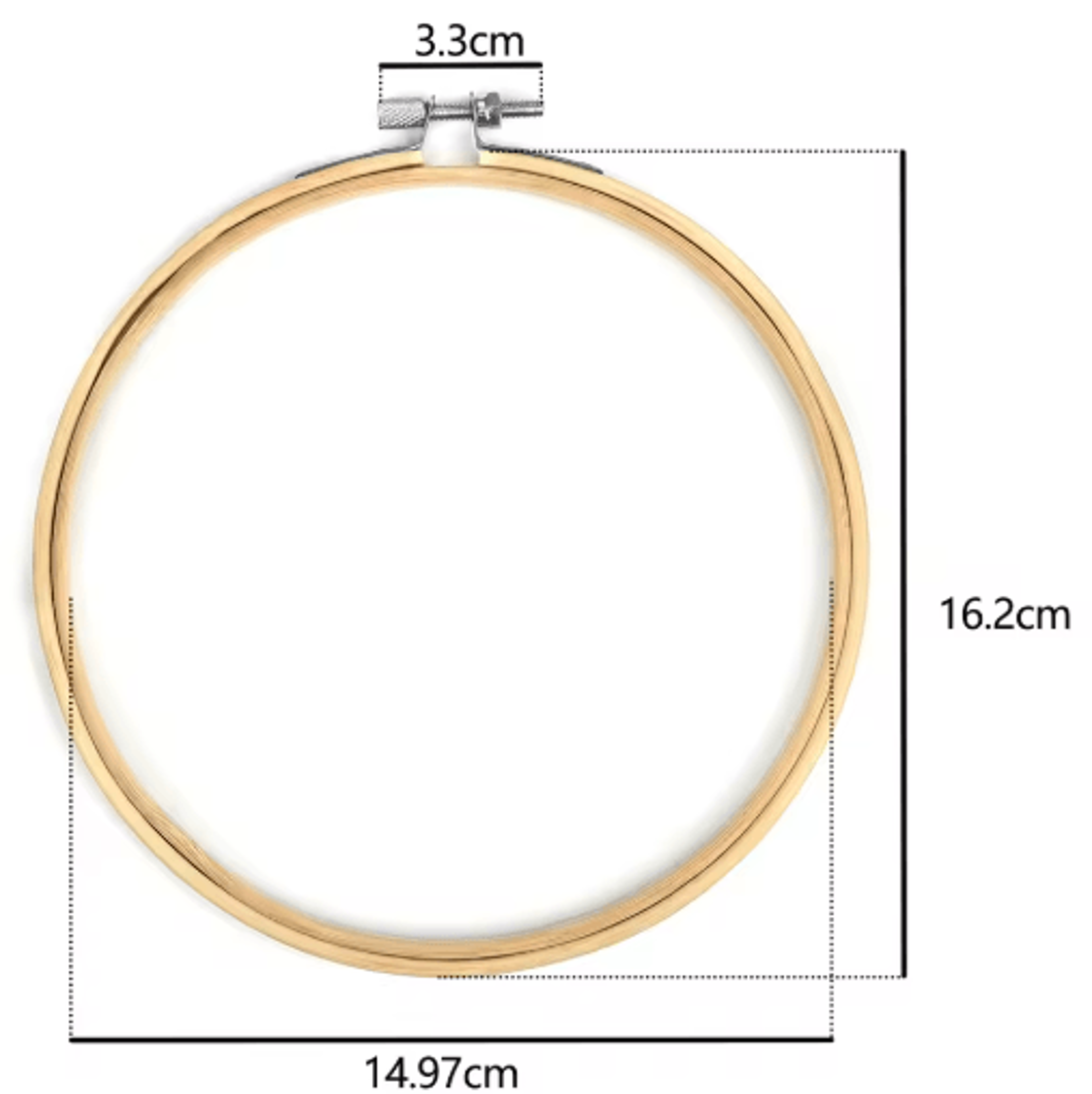 Wooden Embroidery Hoop Frame Set For Needlecraft  Sewing 6