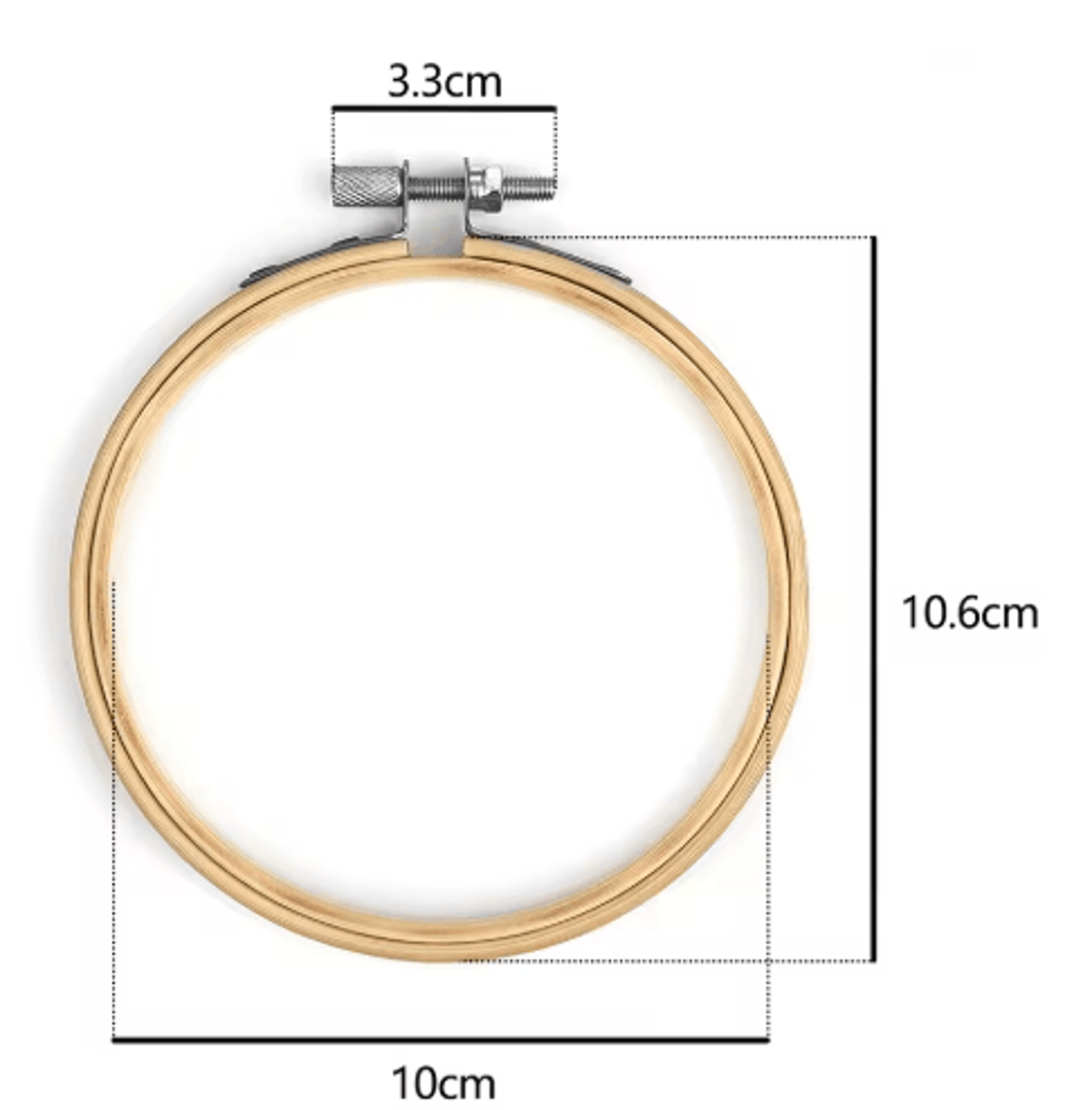 Wooden Embroidery Hoop Frame Set For Needlecraft  Sewing 8