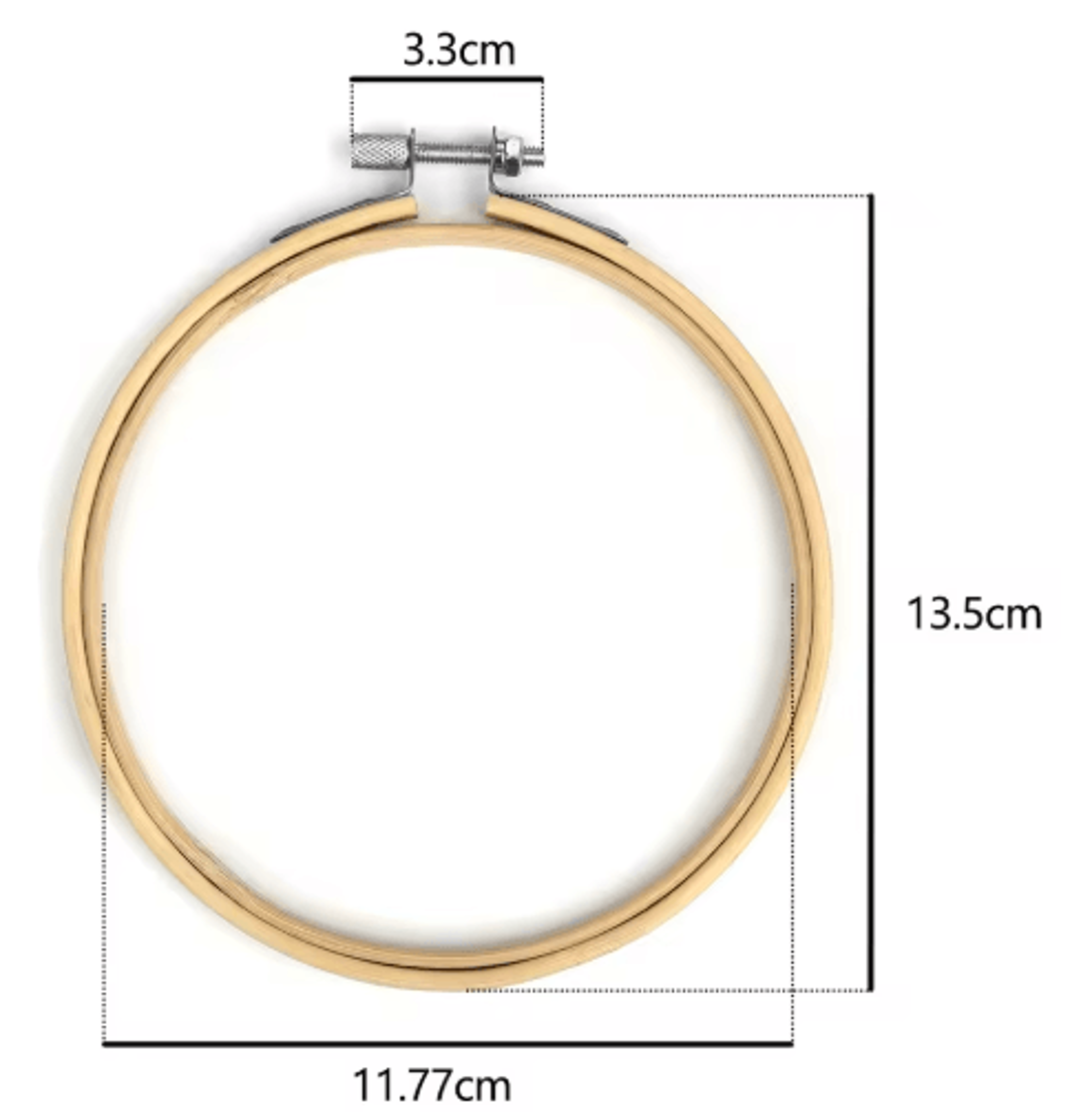 Wooden Embroidery Hoop Frame Set For Needlecraft  Sewing 5