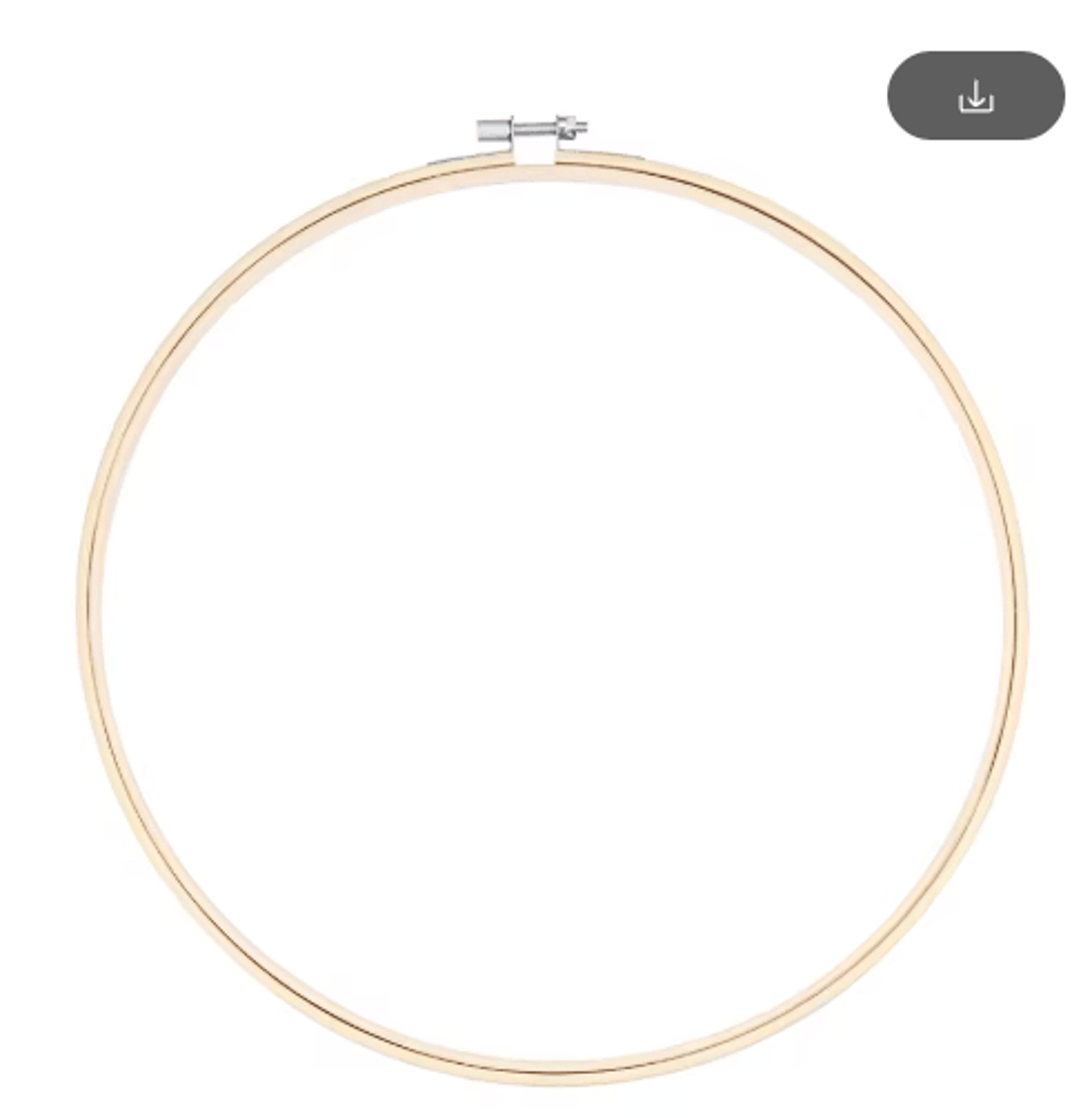 Bamboo Round Embroidery Hoop For Cross Stitch  DIY Sewing 1